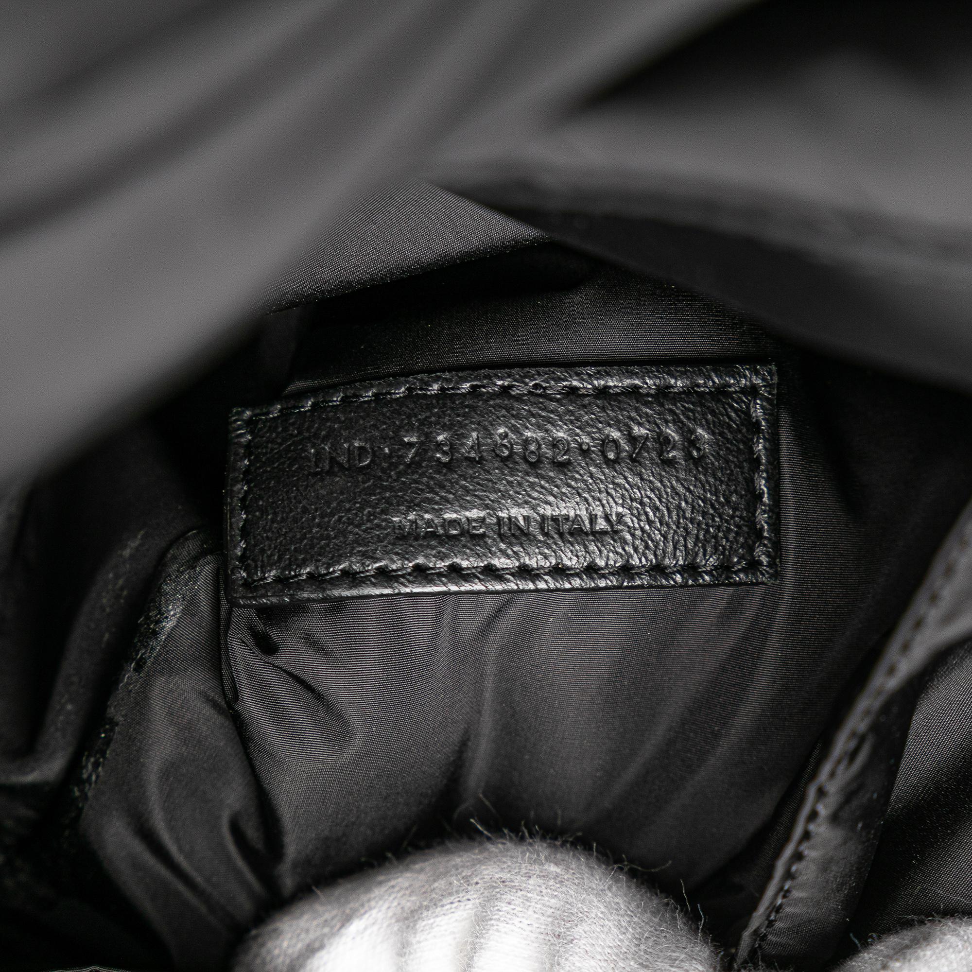 Saint Laurent Nylon Rive Gauche Drawstring Backpack