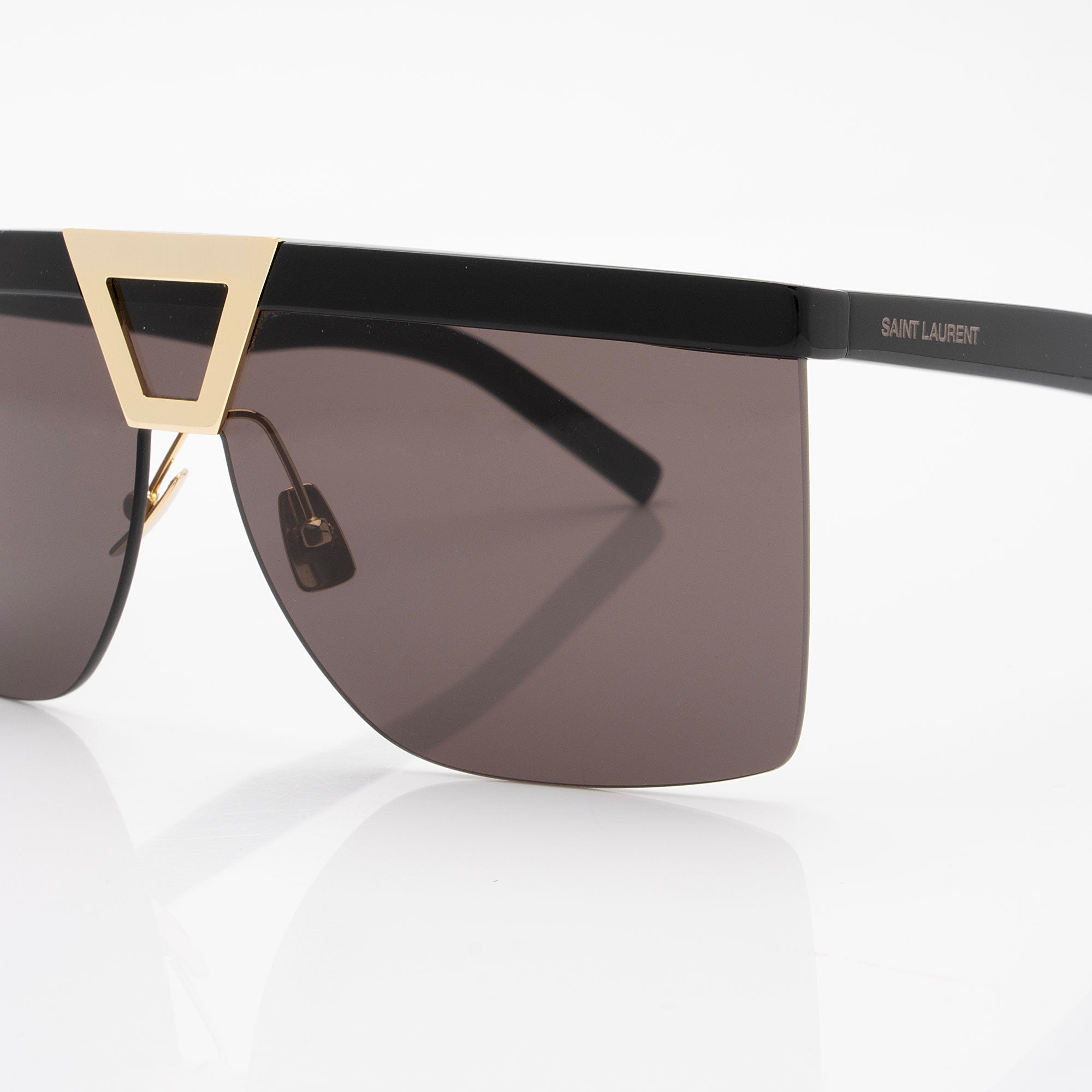 Saint Laurent Palace Shield Sunglasses (SHF-g5O1Hx)