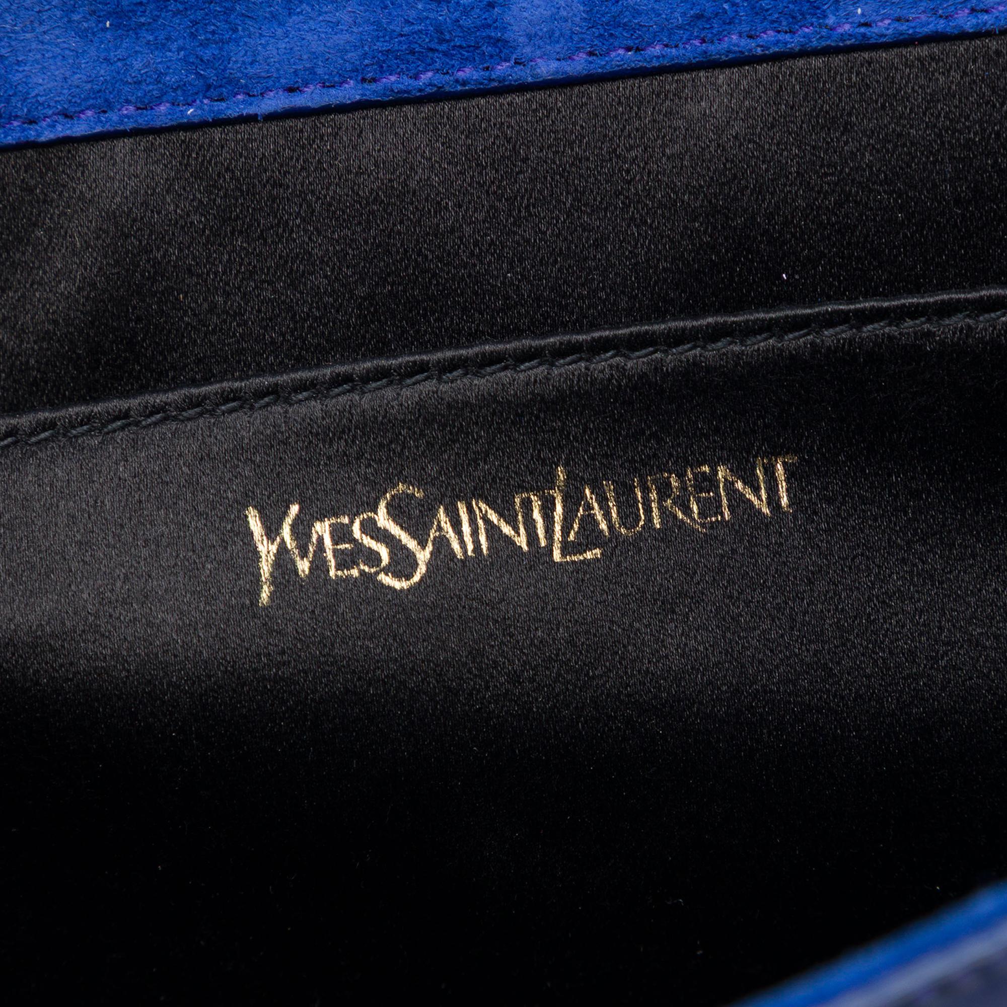 Saint Laurent Patent Belle Du Jour Clutch