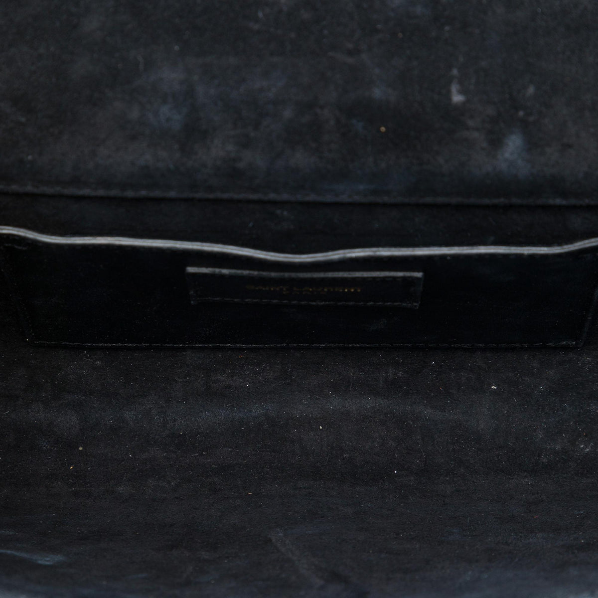 Saint Laurent Patent Cassandre Tassel Clutch