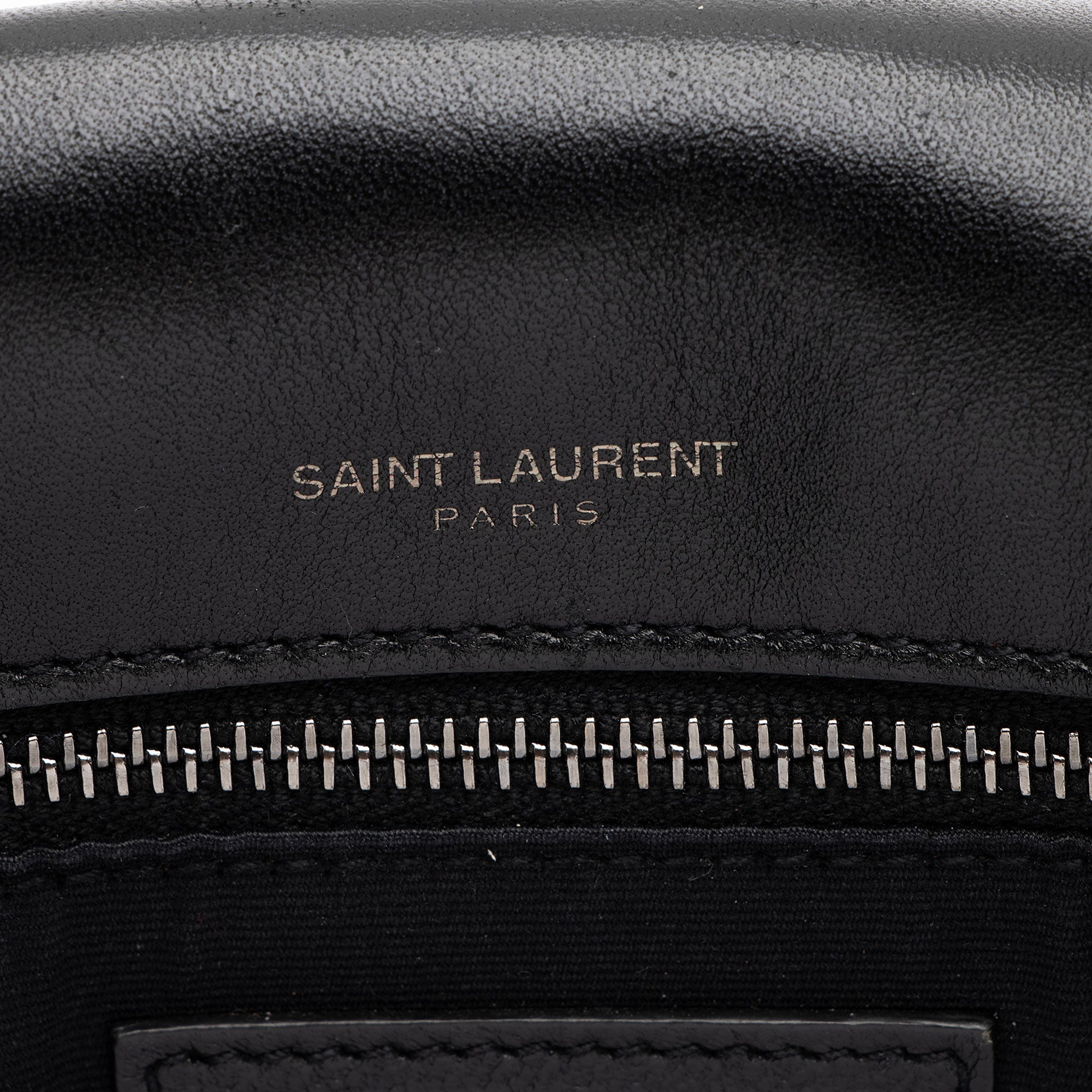 Saint Laurent Patent Croc Embossed Leather Monogram Niki Medium Shoulder Bag (SHF-zhfiM7)
