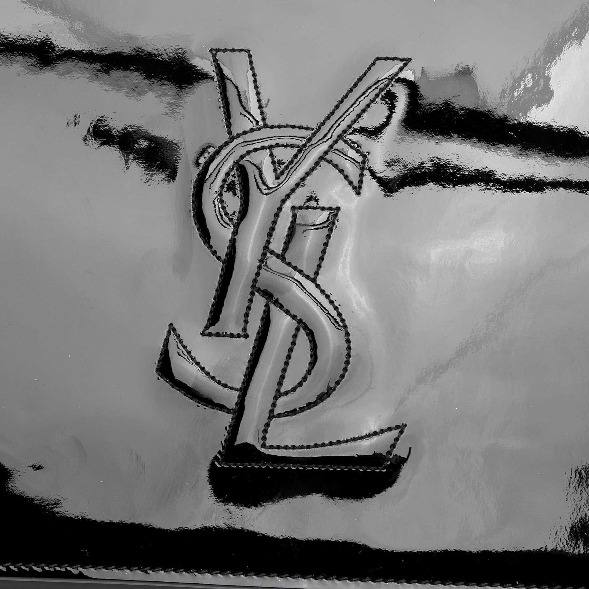 Saint Laurent Patent Leather Belle de Jour Clutch