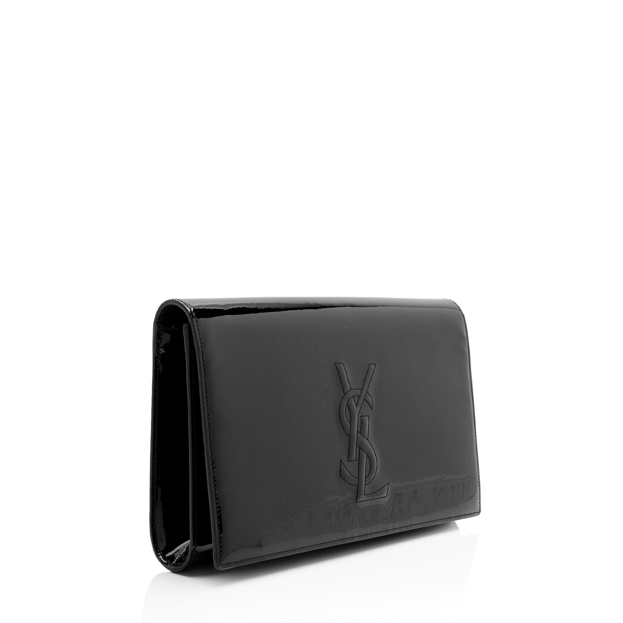 Saint Laurent Patent Leather Belle de Jour Clutch