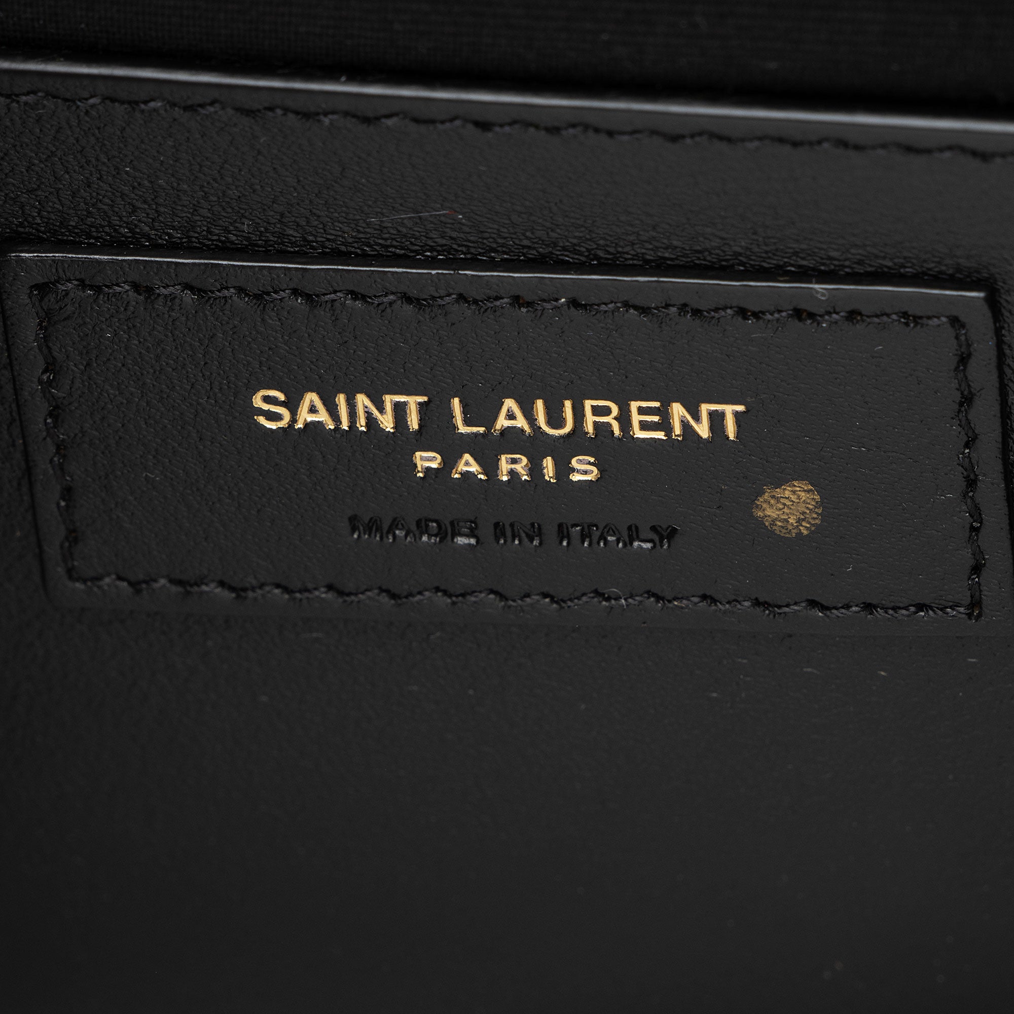 Saint Laurent Patent Leather Monogram Kate Small Shoulder Bag