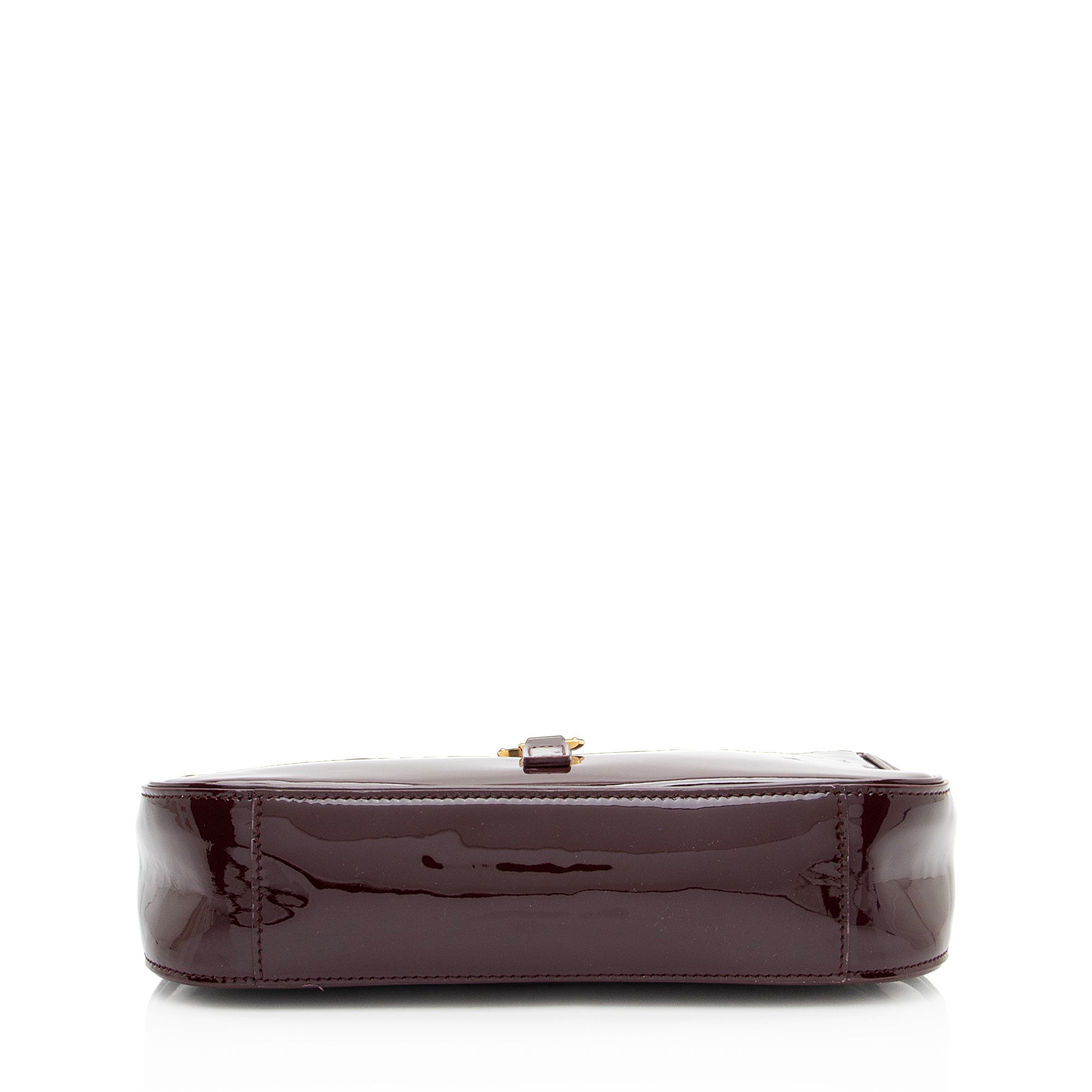 Saint Laurent Patent Leather Monogram Le 5 A 7 Hobo