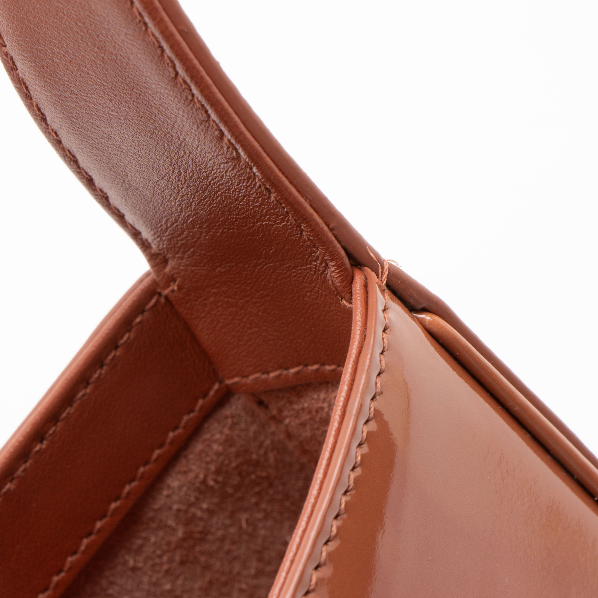 Saint Laurent Patent Leather Monogram Le 5 A 7 Hobo