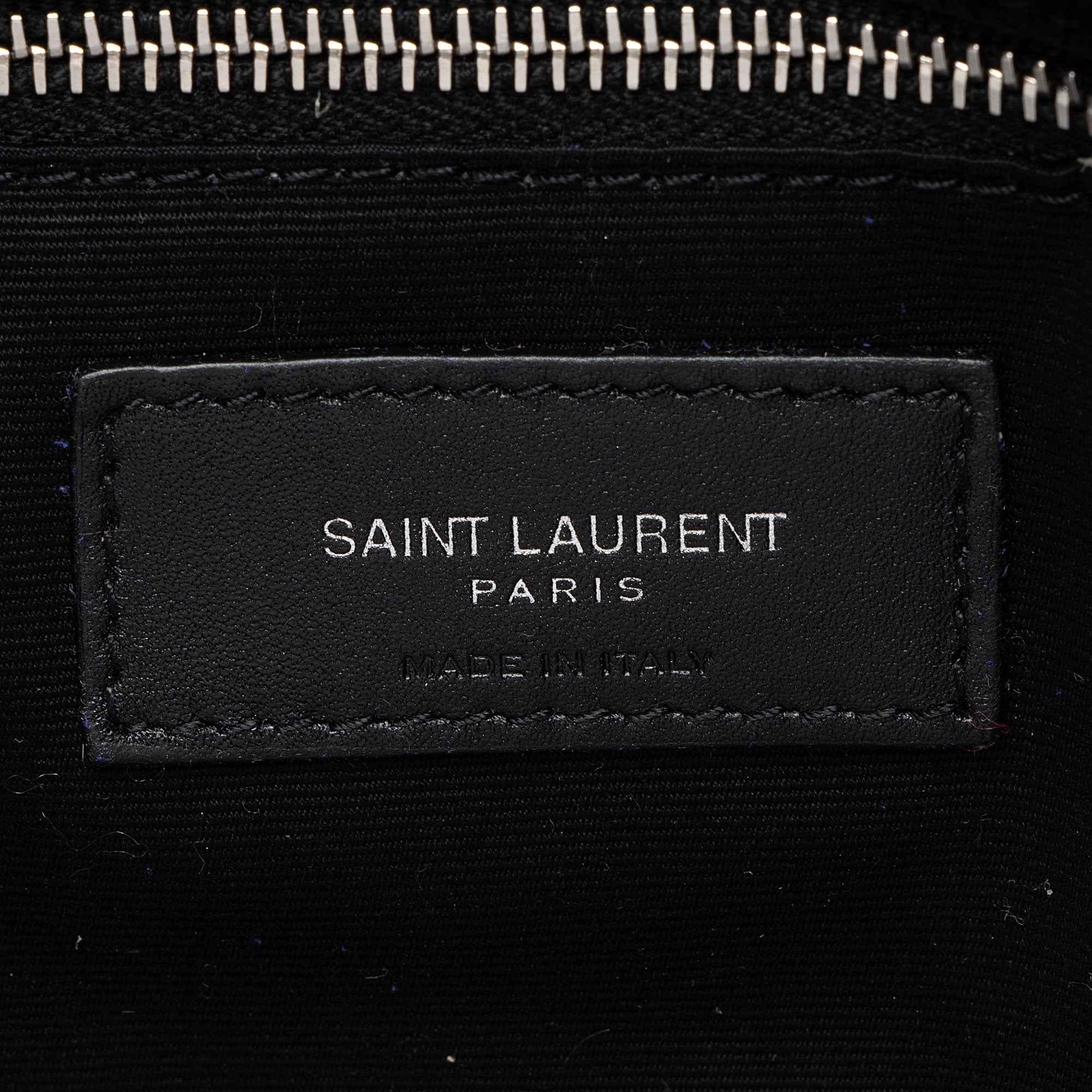 Saint Laurent Patent Leather Monogram Puffer LouLou Small Shoulder Bag