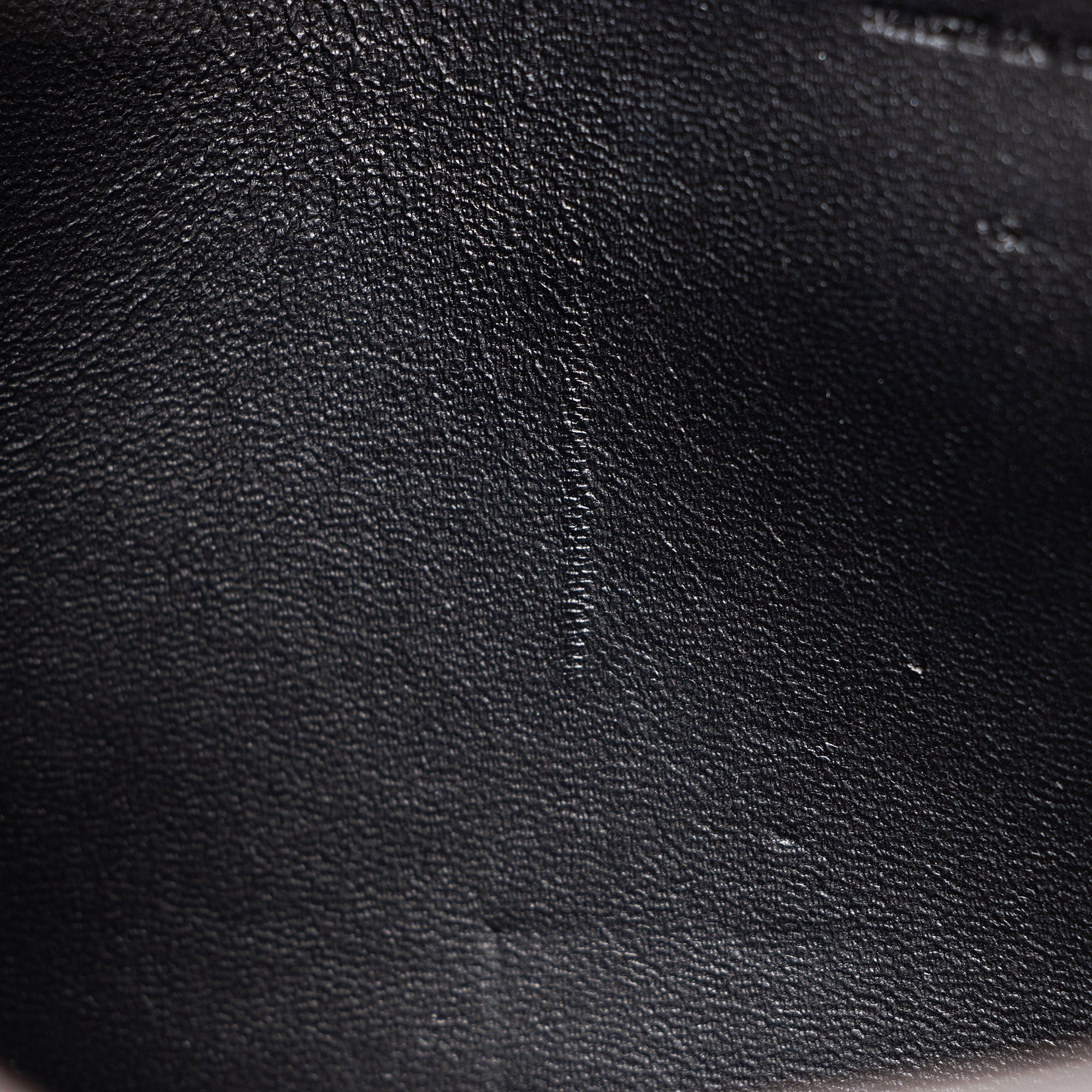 Saint Laurent Patent Leather Monogram Uptown Chain Wallet