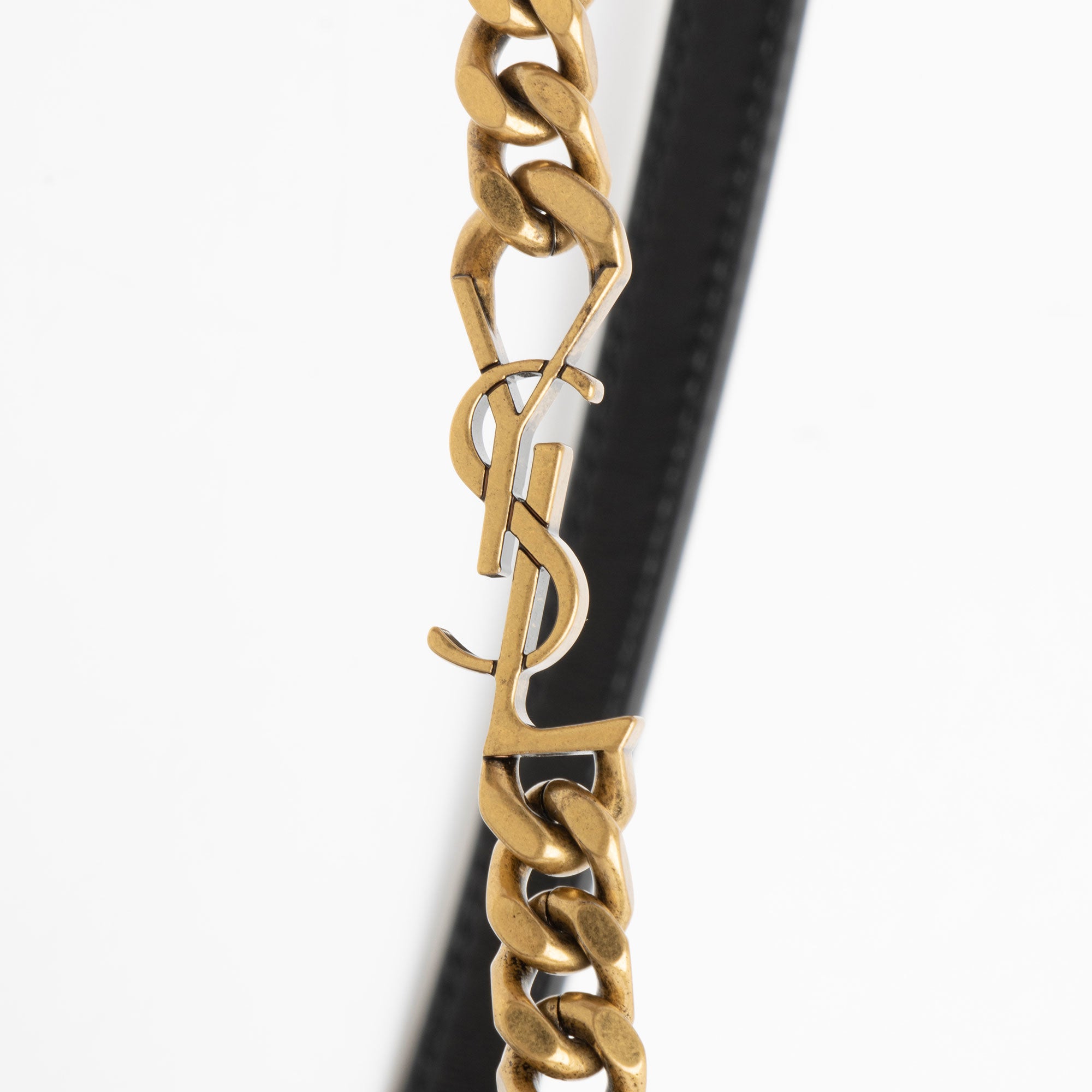 Saint Laurent Patent Leather Rendez-Vous Mini Hobo