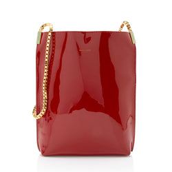 Saint Laurent Patent Leather Suzanne Small Hobo (SHF-2wiVvB)