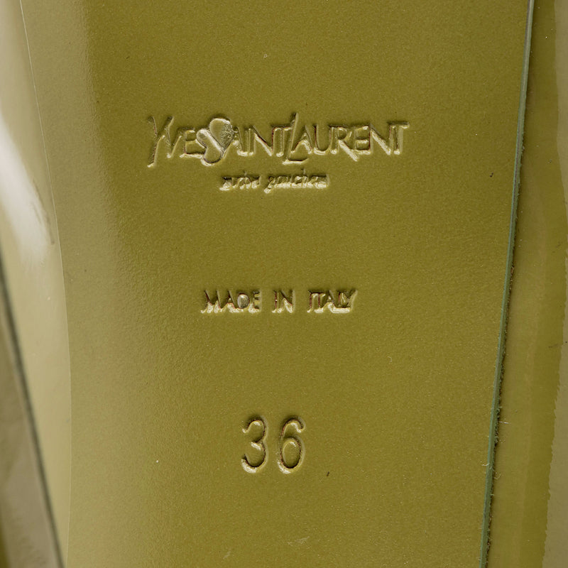 Saint Laurent Patent Leather Tribtoo Pumps - Size 6 / 36 (SHF-GL2C6C)