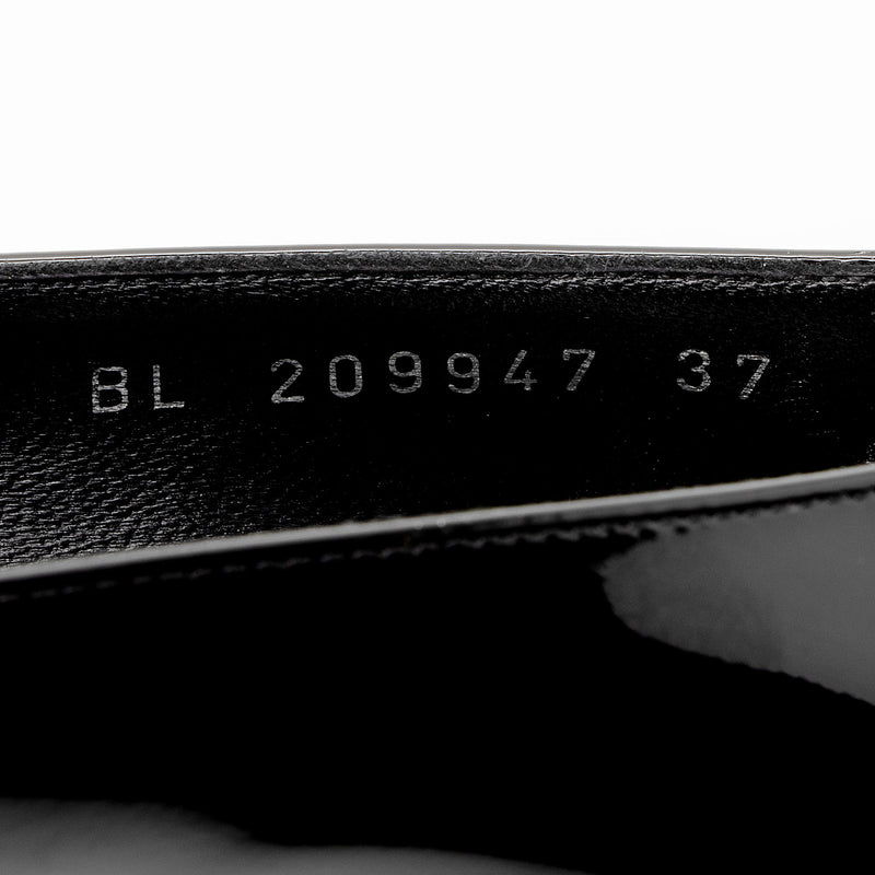 Saint Laurent Patent Leather Tribtoo Pumps - Size 7 / 37 (SHF-FJ22yT)