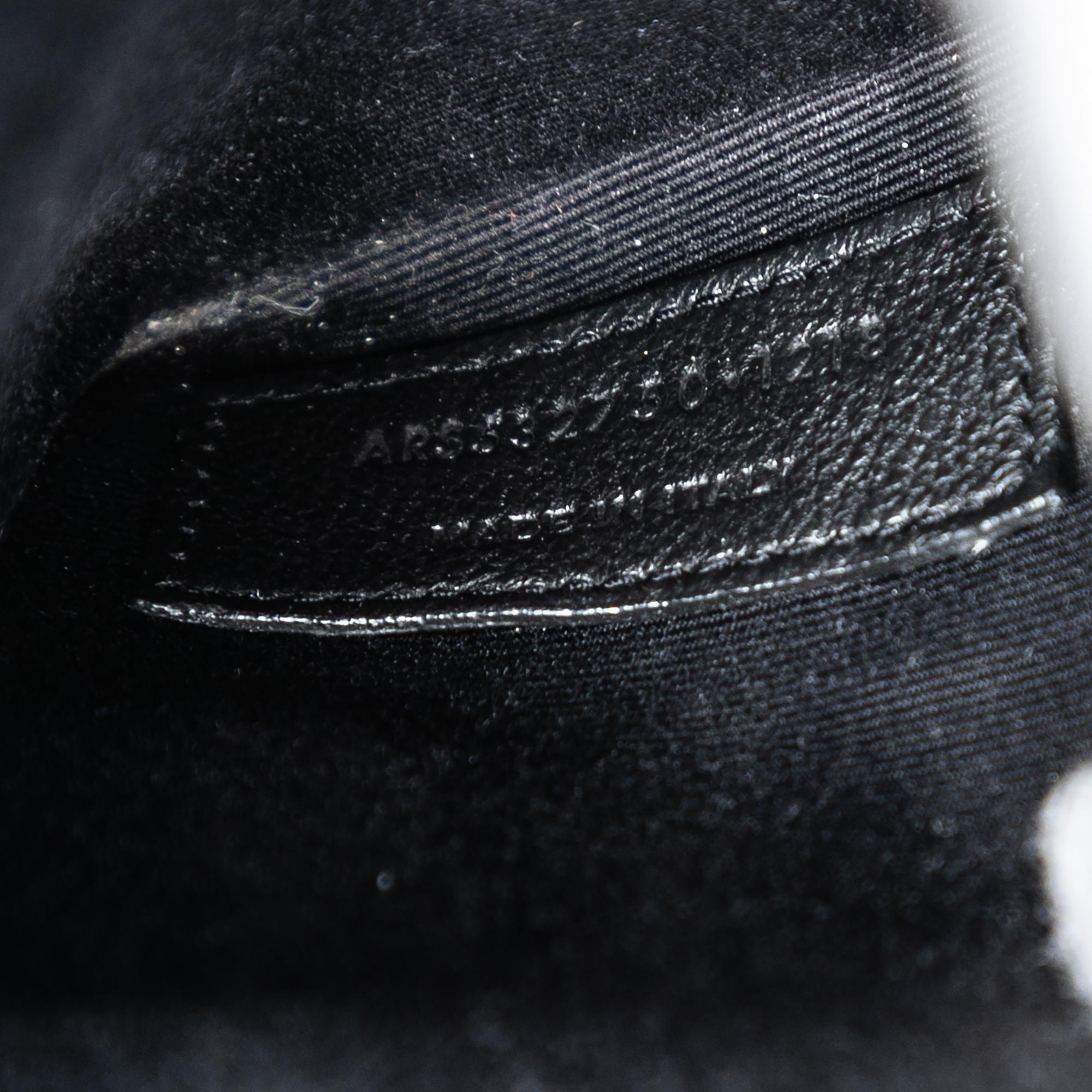 Saint Laurent Patent Monogram Cassandra Clasp Bag