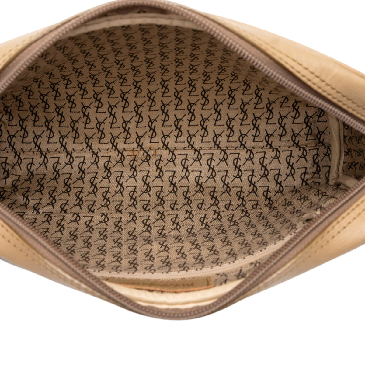 Saint Laurent Printed Coated Canvas Clutch