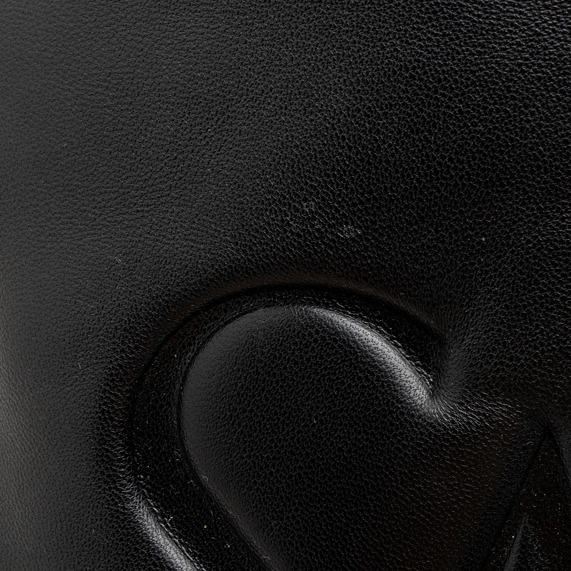 Saint Laurent Puffed Leather Logo Shopping Tote