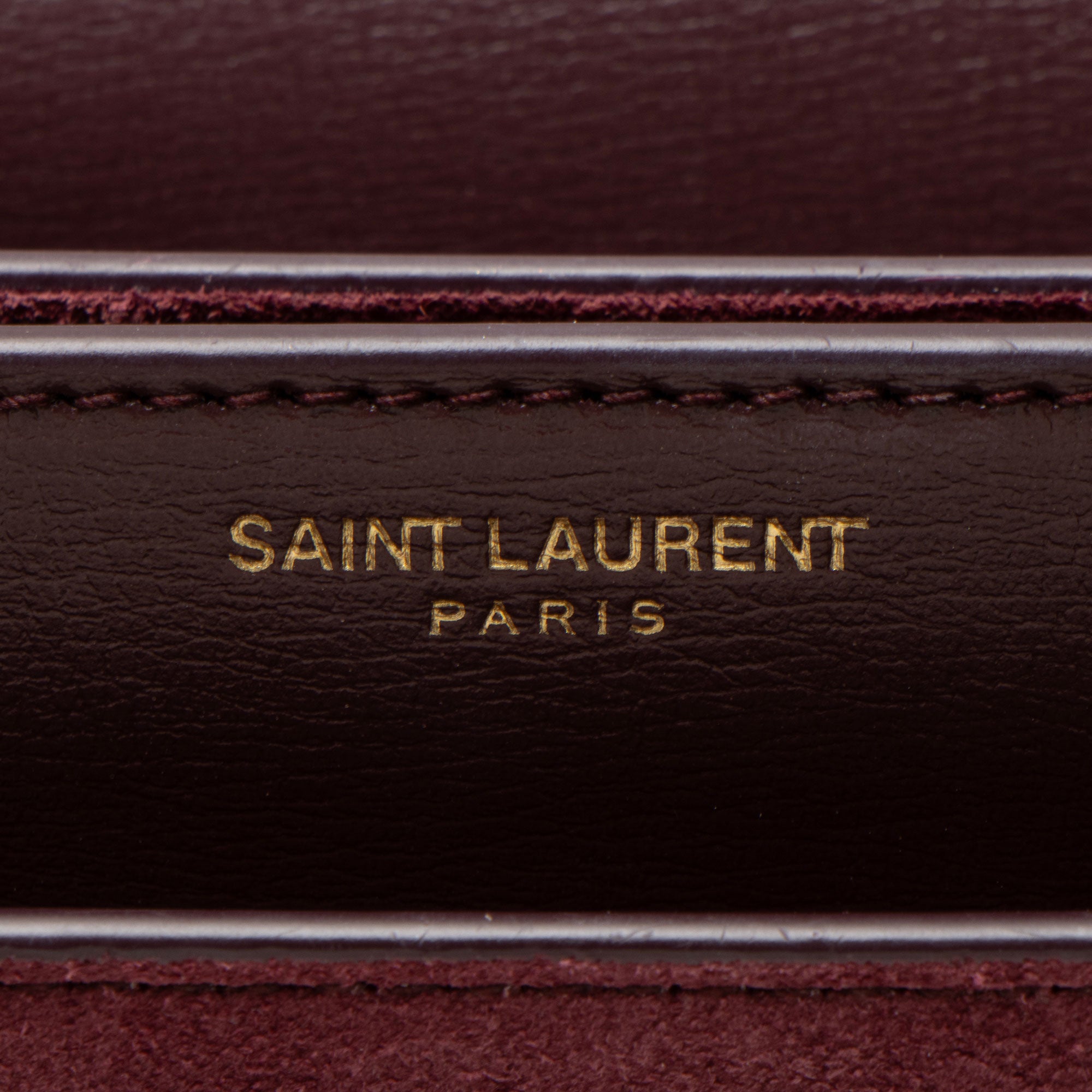Saint Laurent Python Suede Monogram Sunset Medium Shoulder Bag