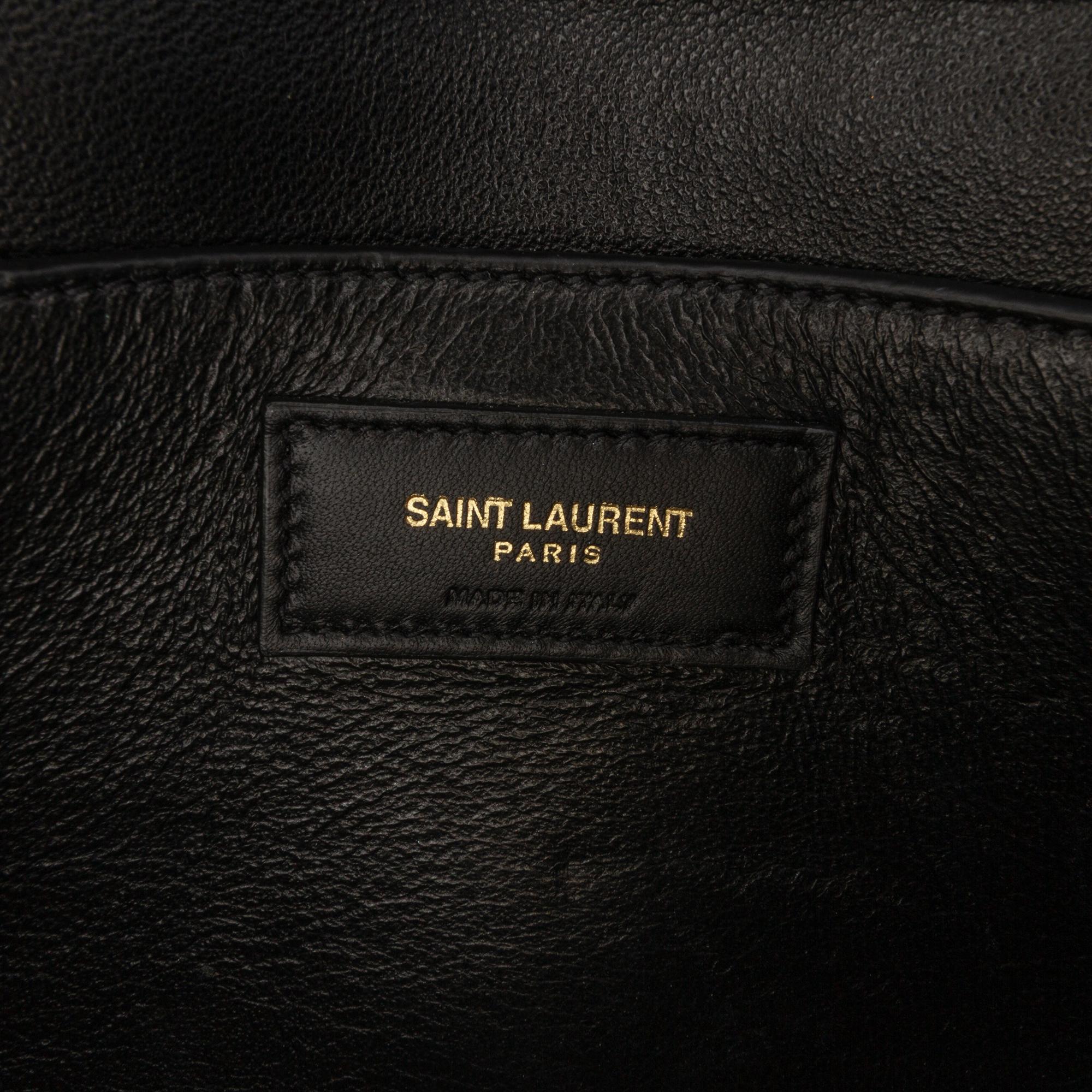 Saint Laurent Quilted Calfskin Victoire Chain Crossbody