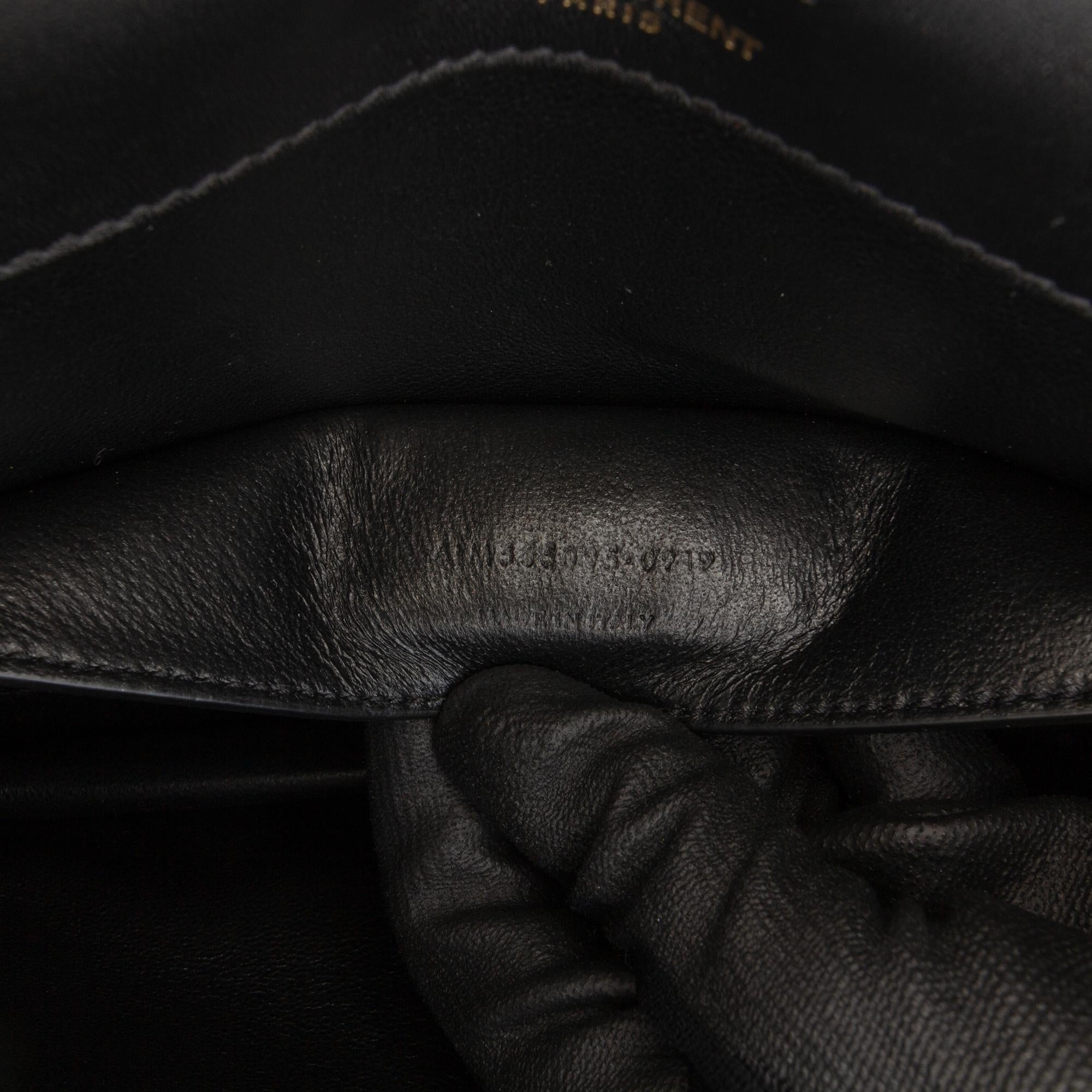 Saint Laurent Quilted Calfskin Victoire Chain Crossbody