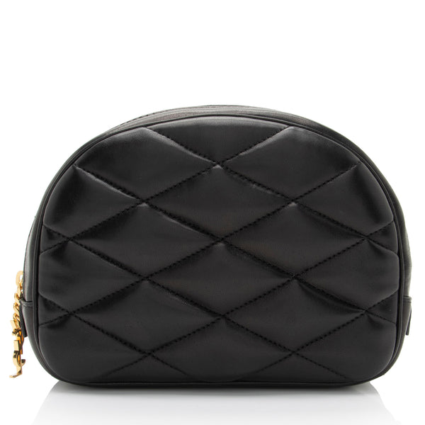 Saint Laurent Quilted Lambskin Lolita Cosmetic Pouch (SHF-TLgjs7)