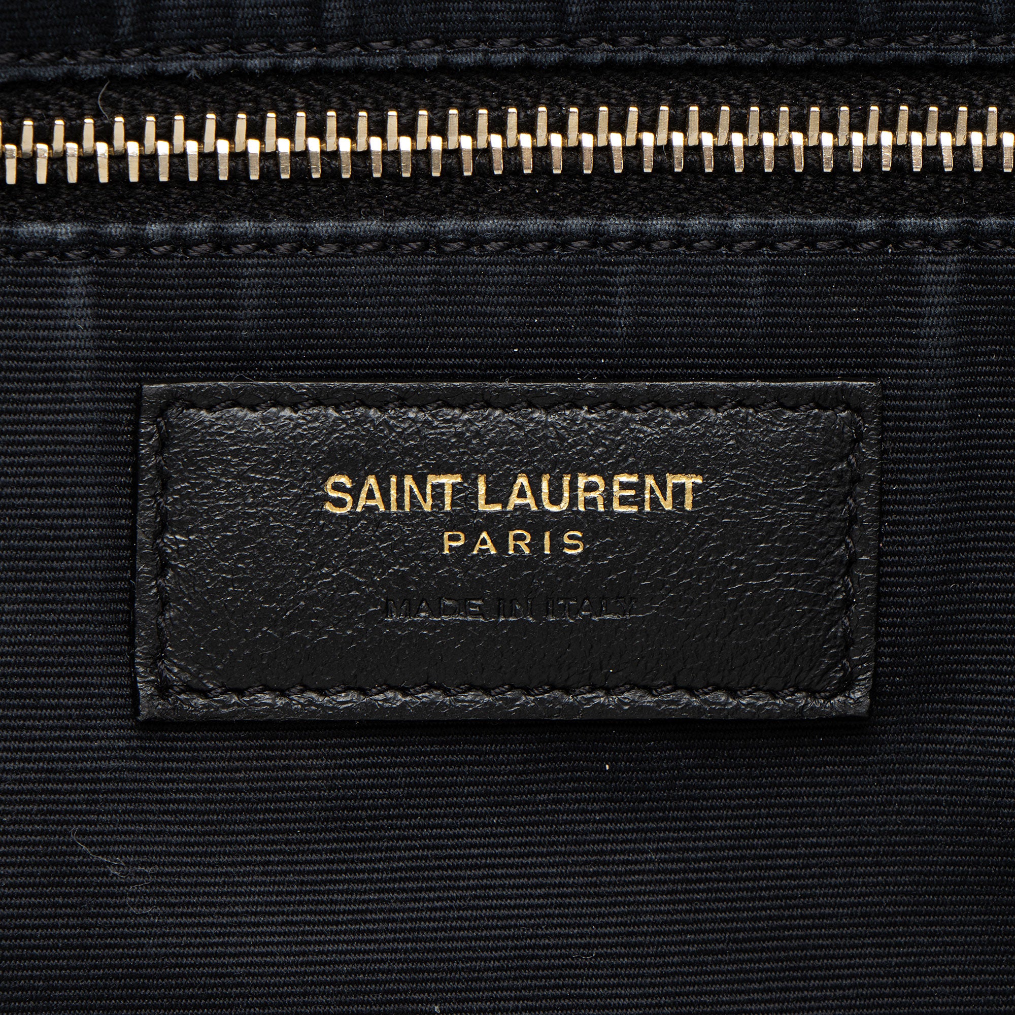 Saint Laurent Quilted Lambskin Monogram Icare Maxi Shopping Tote