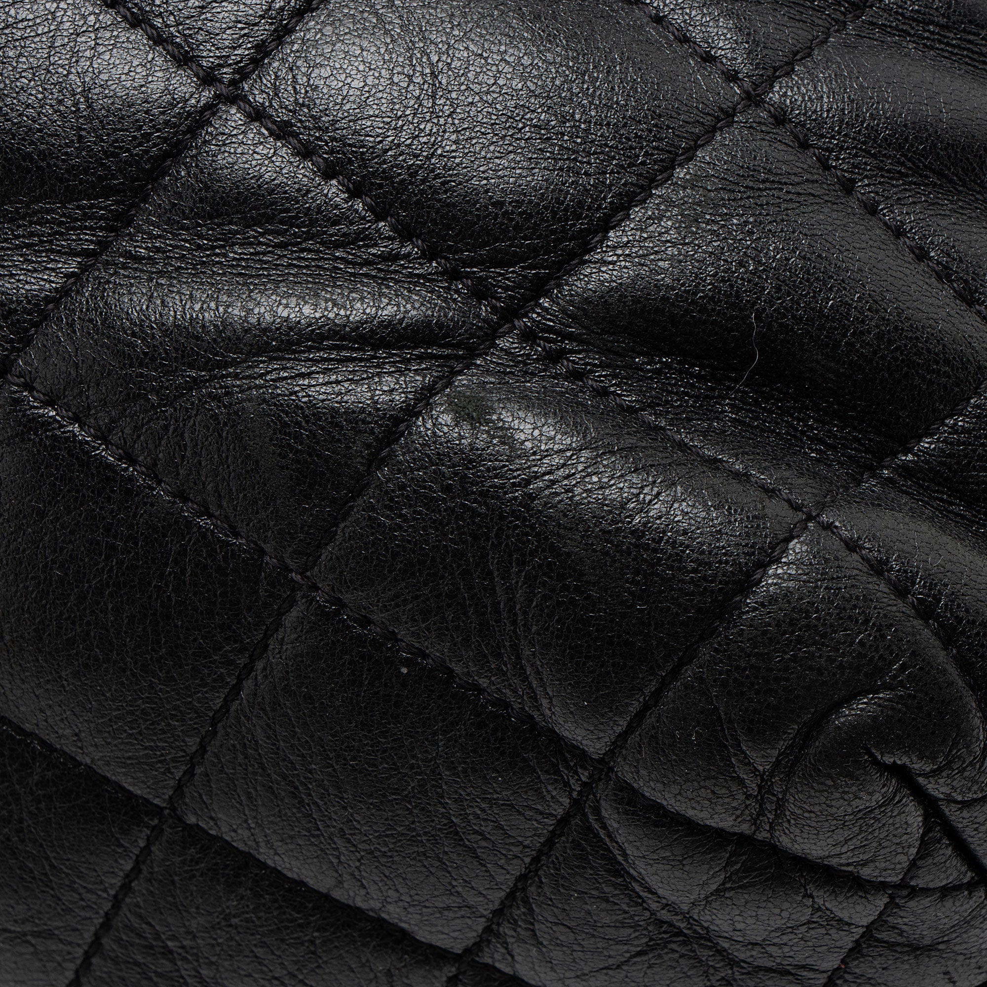 Saint Laurent Quilted Lambskin Monogram Icare Maxi Shopping Tote