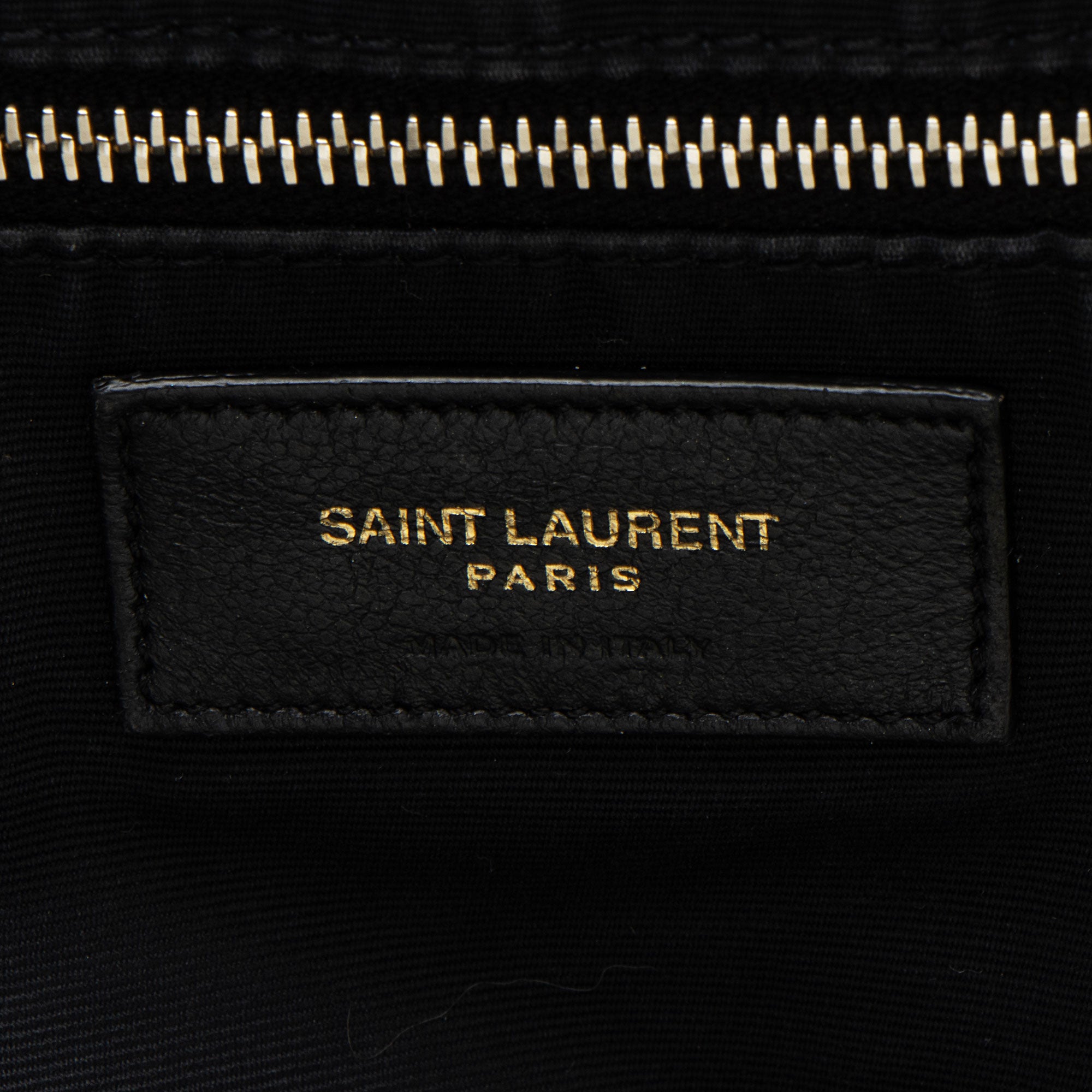 Saint Laurent Quilted Lambskin Monogram Icare Maxi Shopping Tote