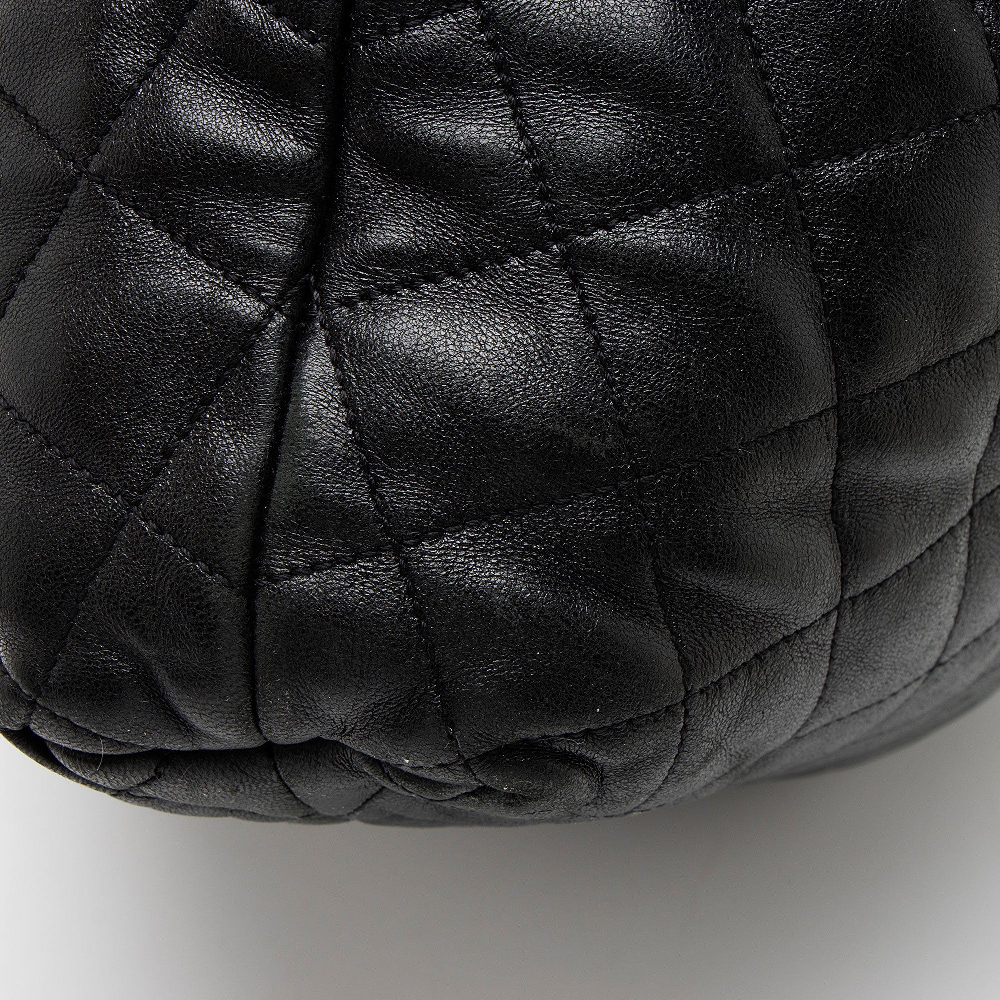 Saint Laurent Quilted Lambskin Monogram Icare Maxi Shopping Tote