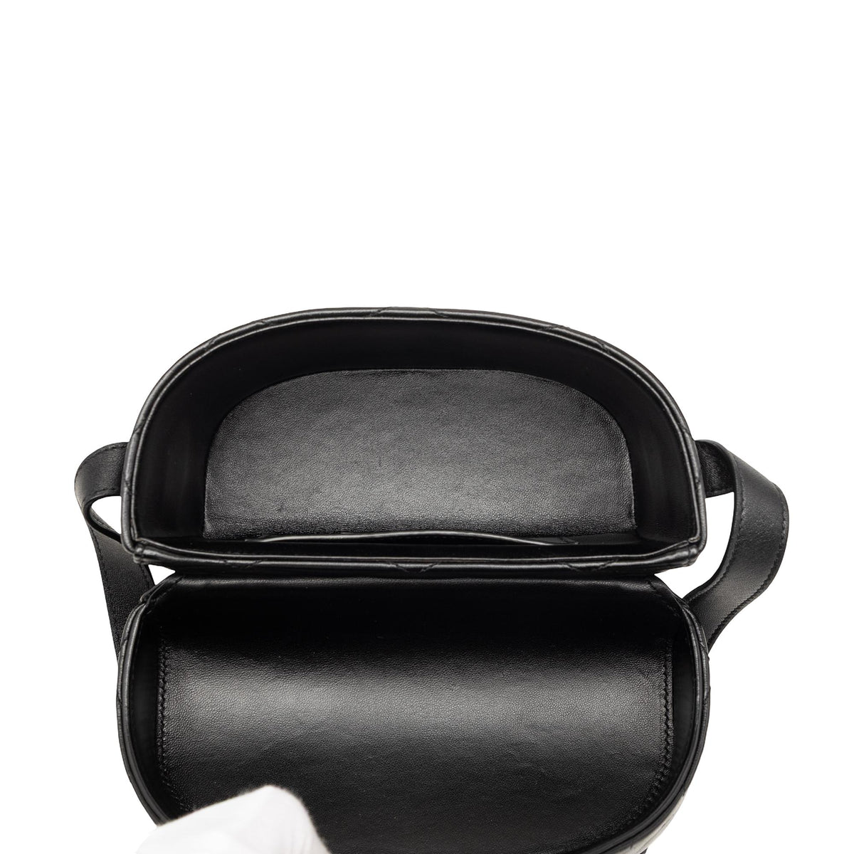 Saint Laurent Quilted Lambskin Monogram June Box Bag