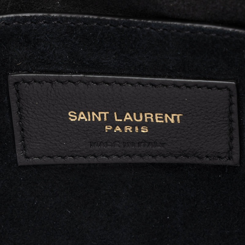 Saint Laurent Quilted Lambskin Monogram Le 57 Hobo (SHF-tj7V1J)