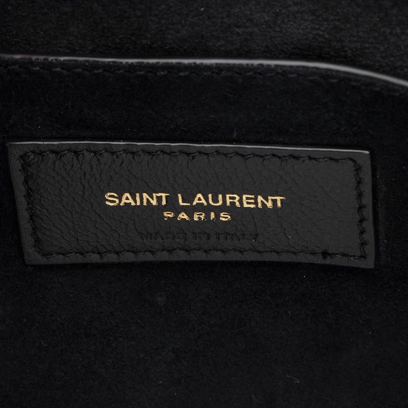 Saint Laurent Quilted Lambskin Monogram Le 57 Hobo (SHF-Yp8piY)