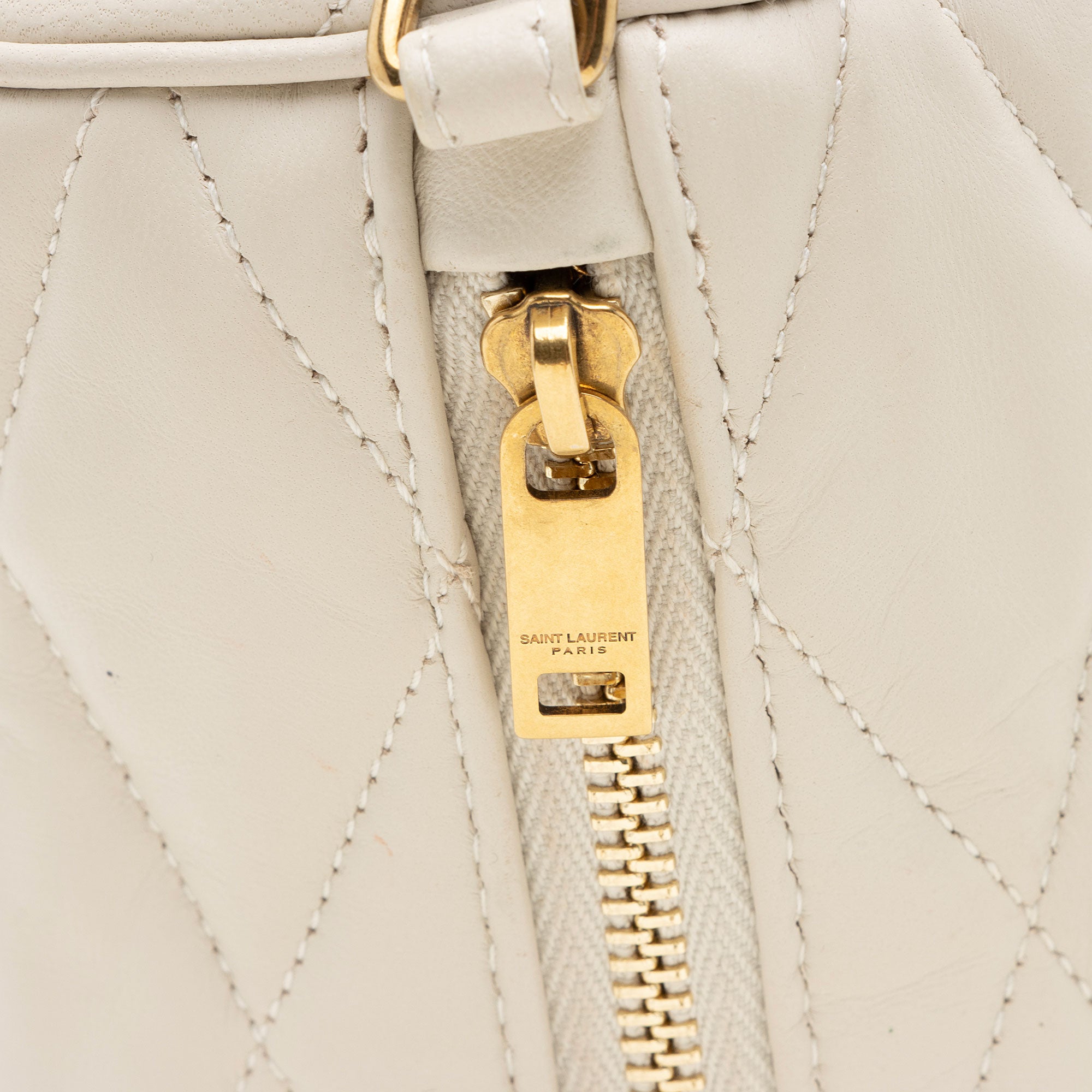 Saint Laurent Quilted Lambskin Sade Mini Tube Bag (SHF-SBssyh)