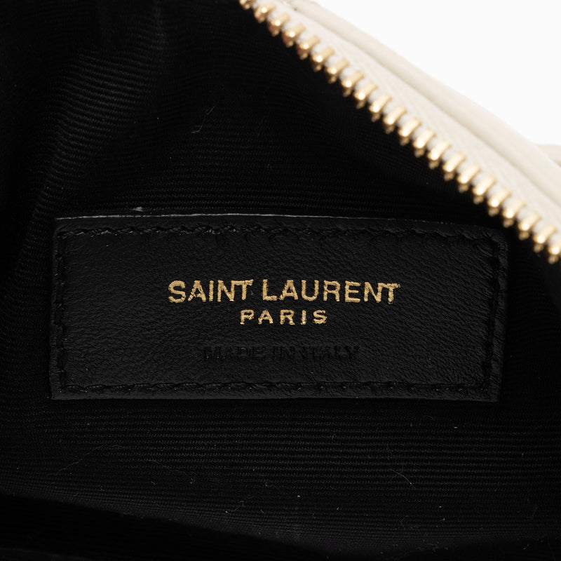 Saint Laurent Quilted Lambskin Sade Mini Tube Bag (SHF-SBssyh)
