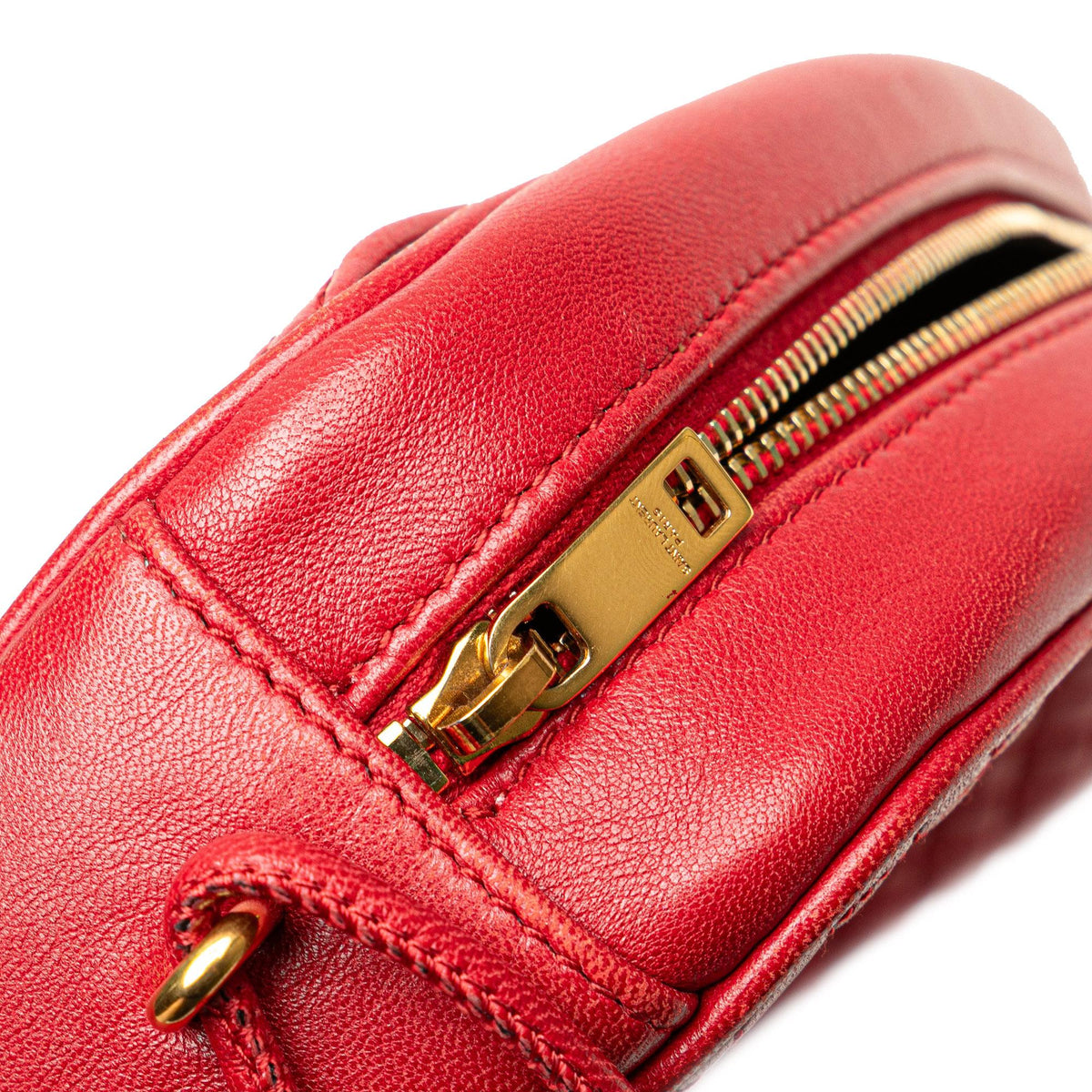 Saint Laurent Quilted Lambskin Victoire Camera Bag
