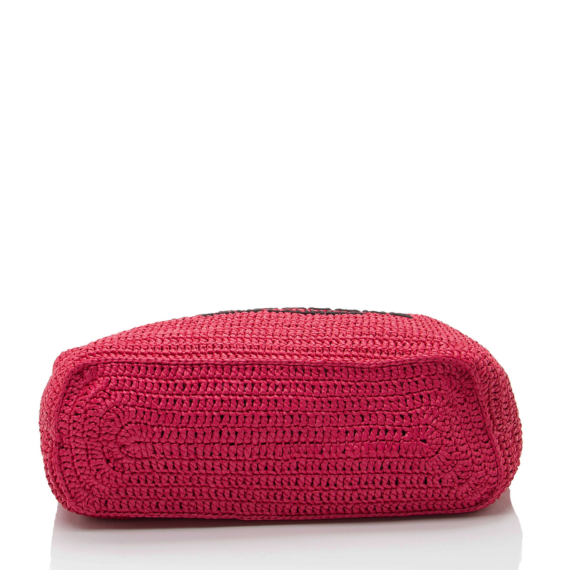 Saint Laurent Raffia Crochet Rive Gauche Tote