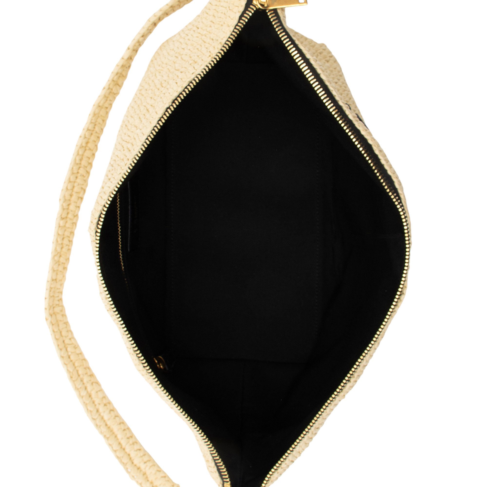 Saint Laurent Raffia Le Tuc Shoulder Bag