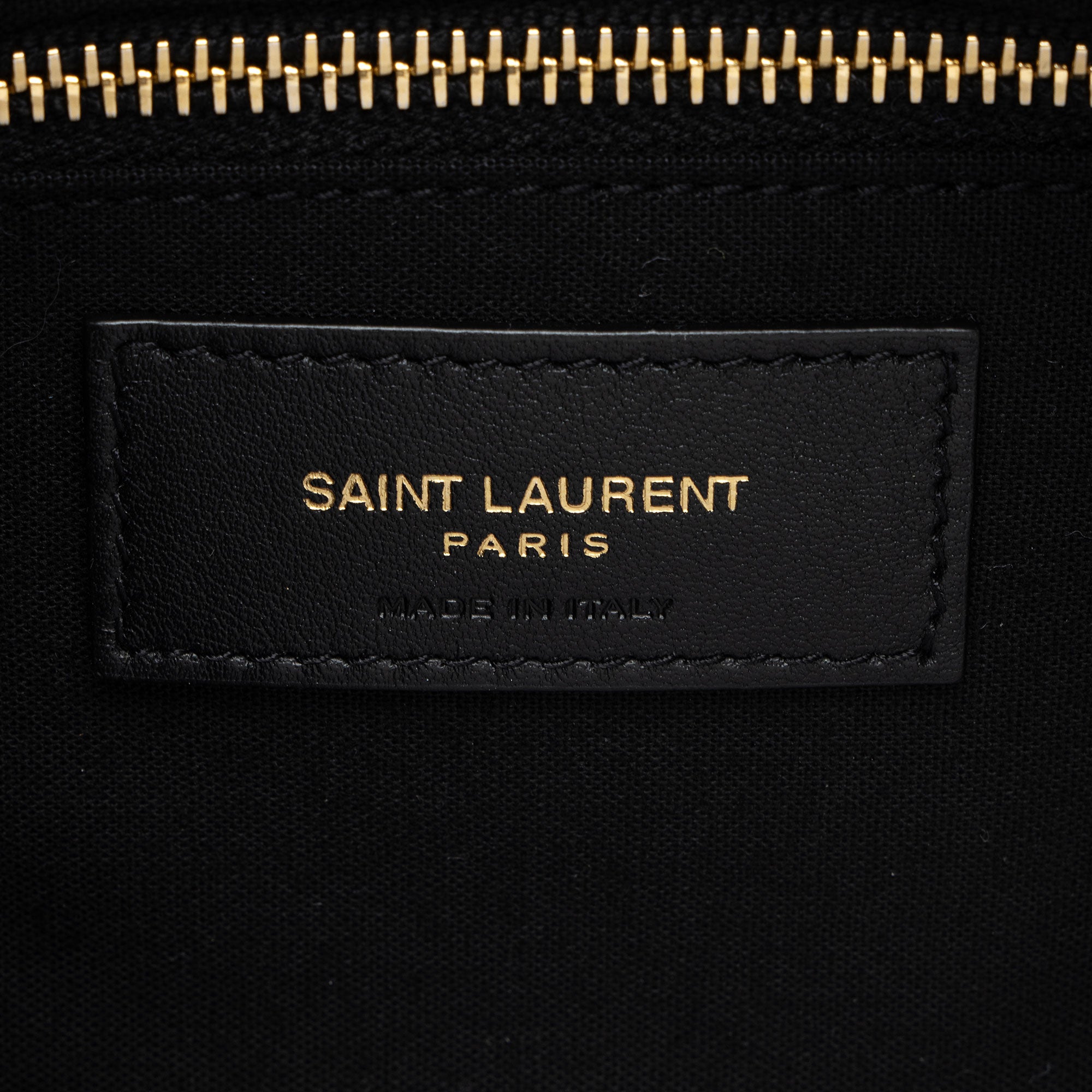 Saint Laurent Raffia Le Tuc Shoulder Bag