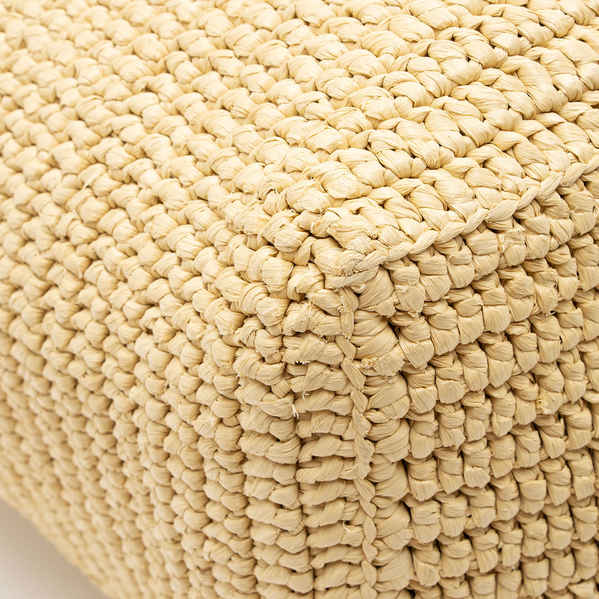 Saint Laurent Raffia Logo Tote