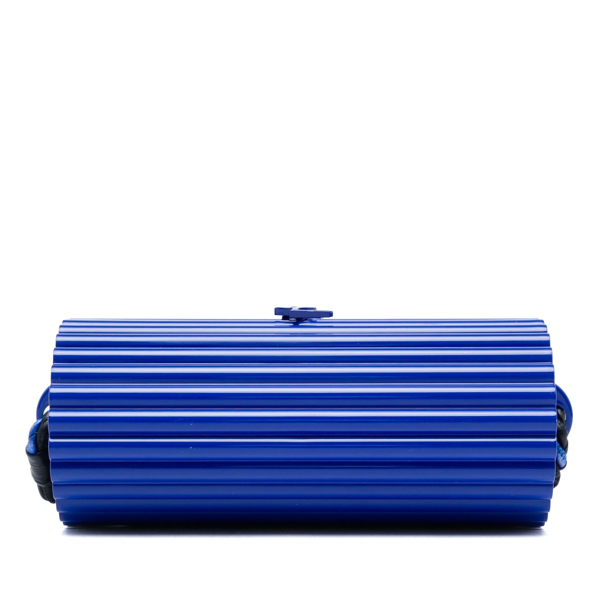 Saint Laurent Ribbed Acrylic and Lambskin Fringe Monogram Opium Box Bag