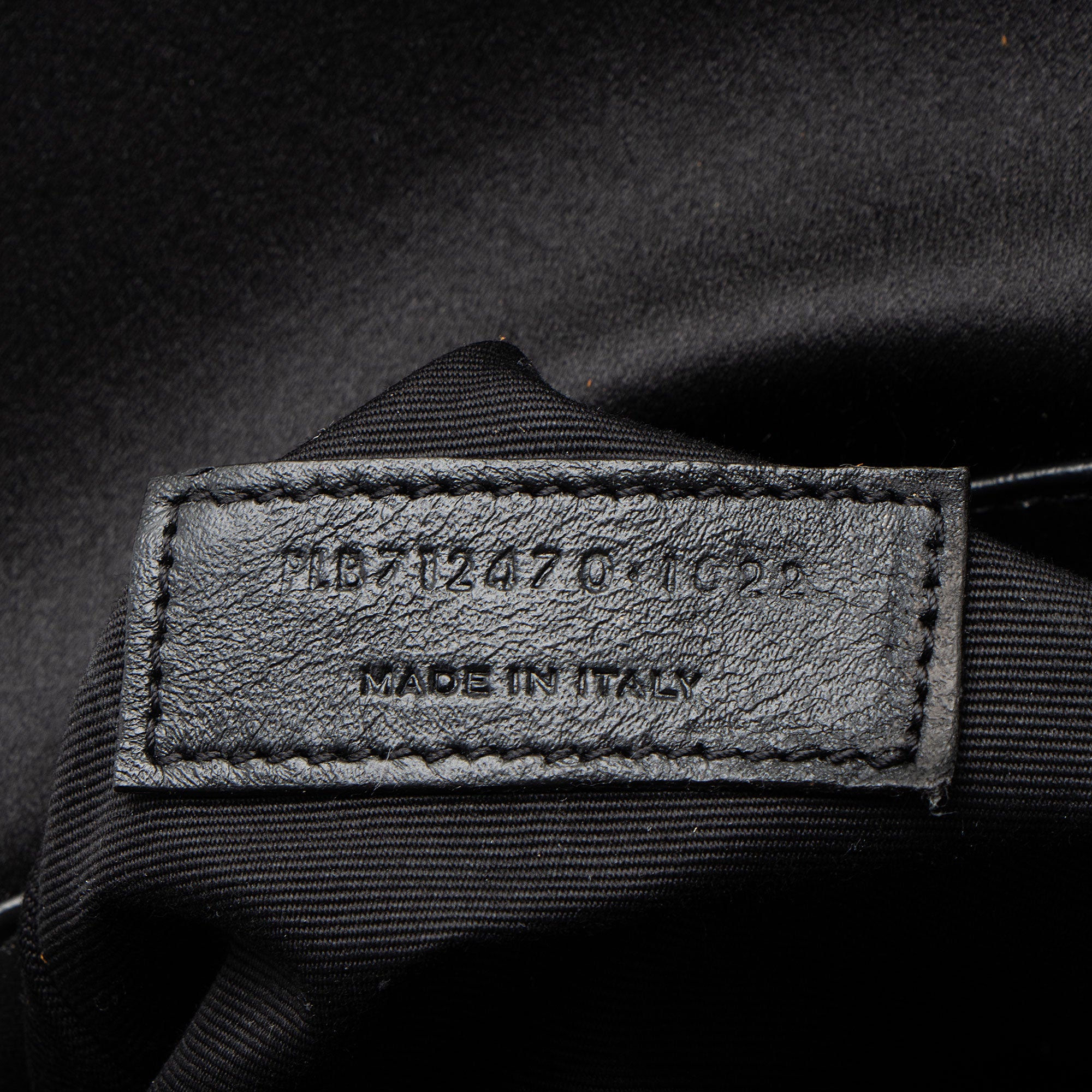 Saint Laurent Satin Monogram Gaby Chain Envelope Bag