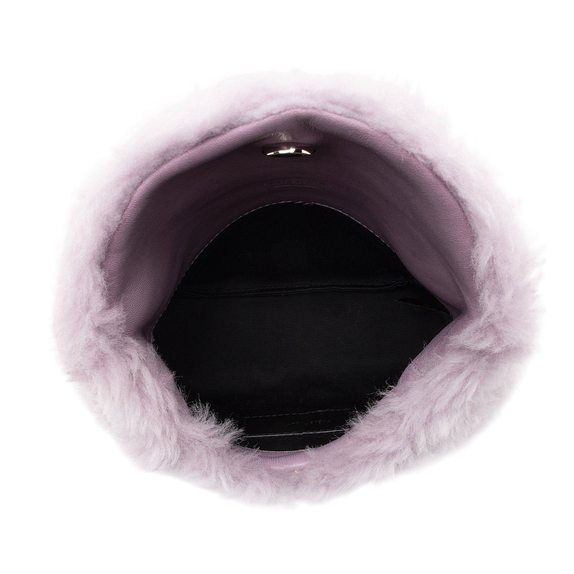 Saint Laurent Shearling Puffer LouLou Clutch