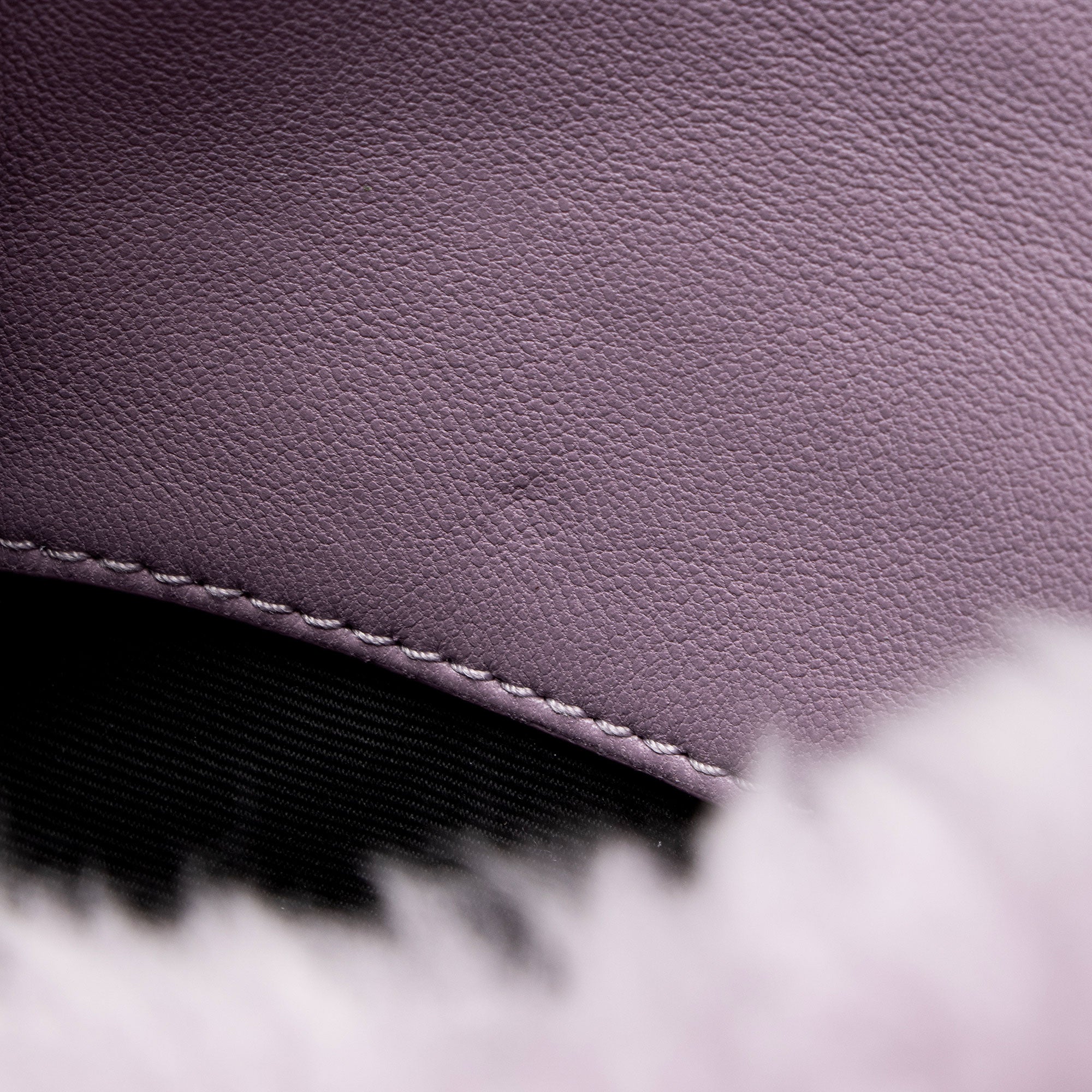 Saint Laurent Shearling Puffer LouLou Clutch