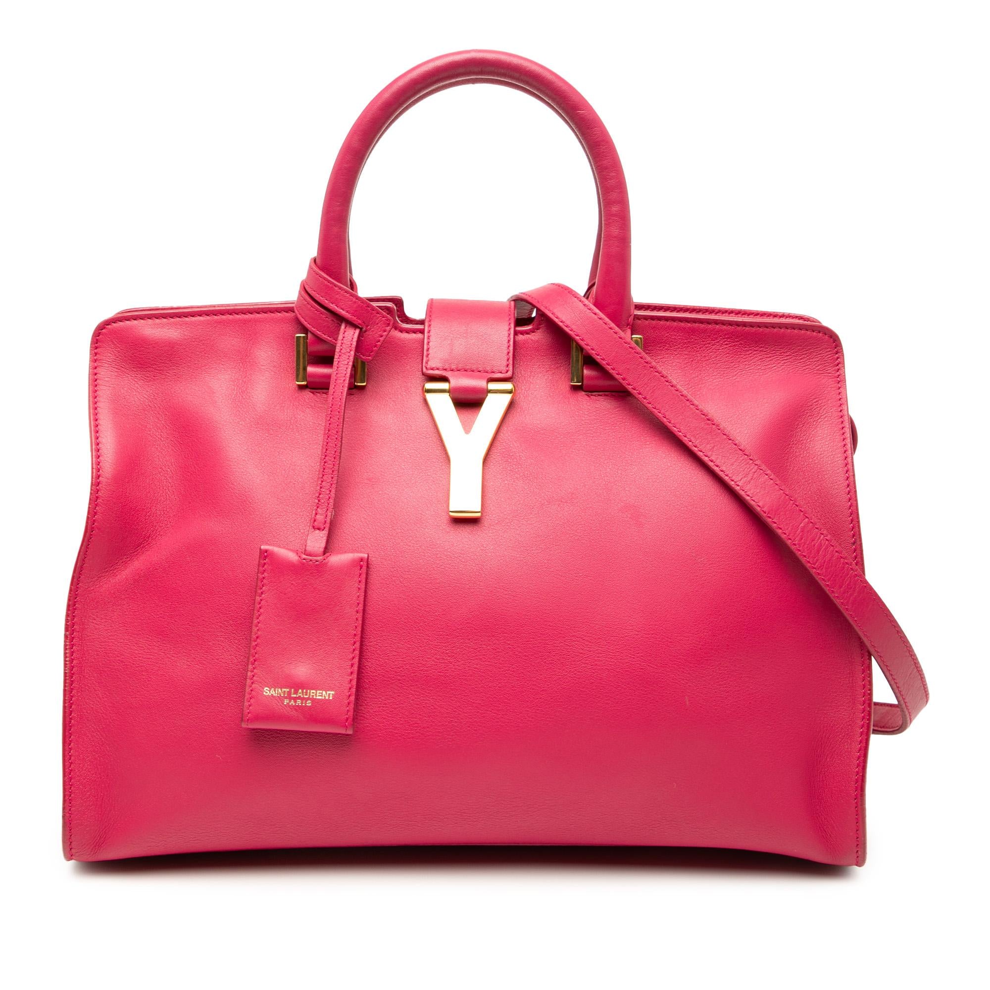 Saint Laurent Small Calfskin Cabas Chyc Satchel