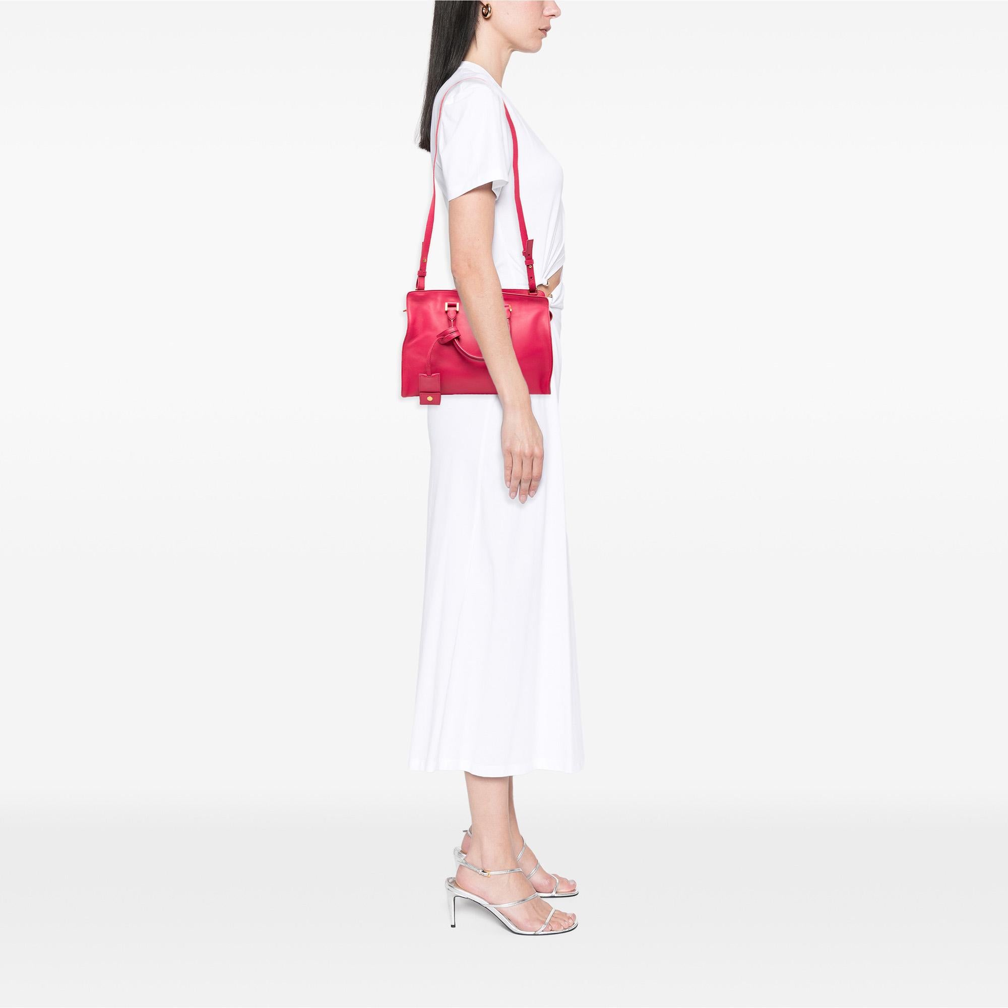 Saint Laurent Small Calfskin Cabas Chyc Satchel
