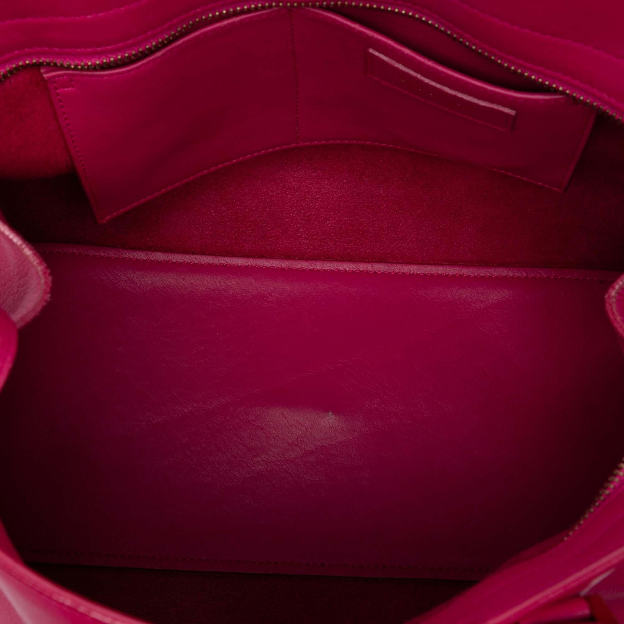 Saint Laurent Small Calfskin Cabas Chyc Satchel