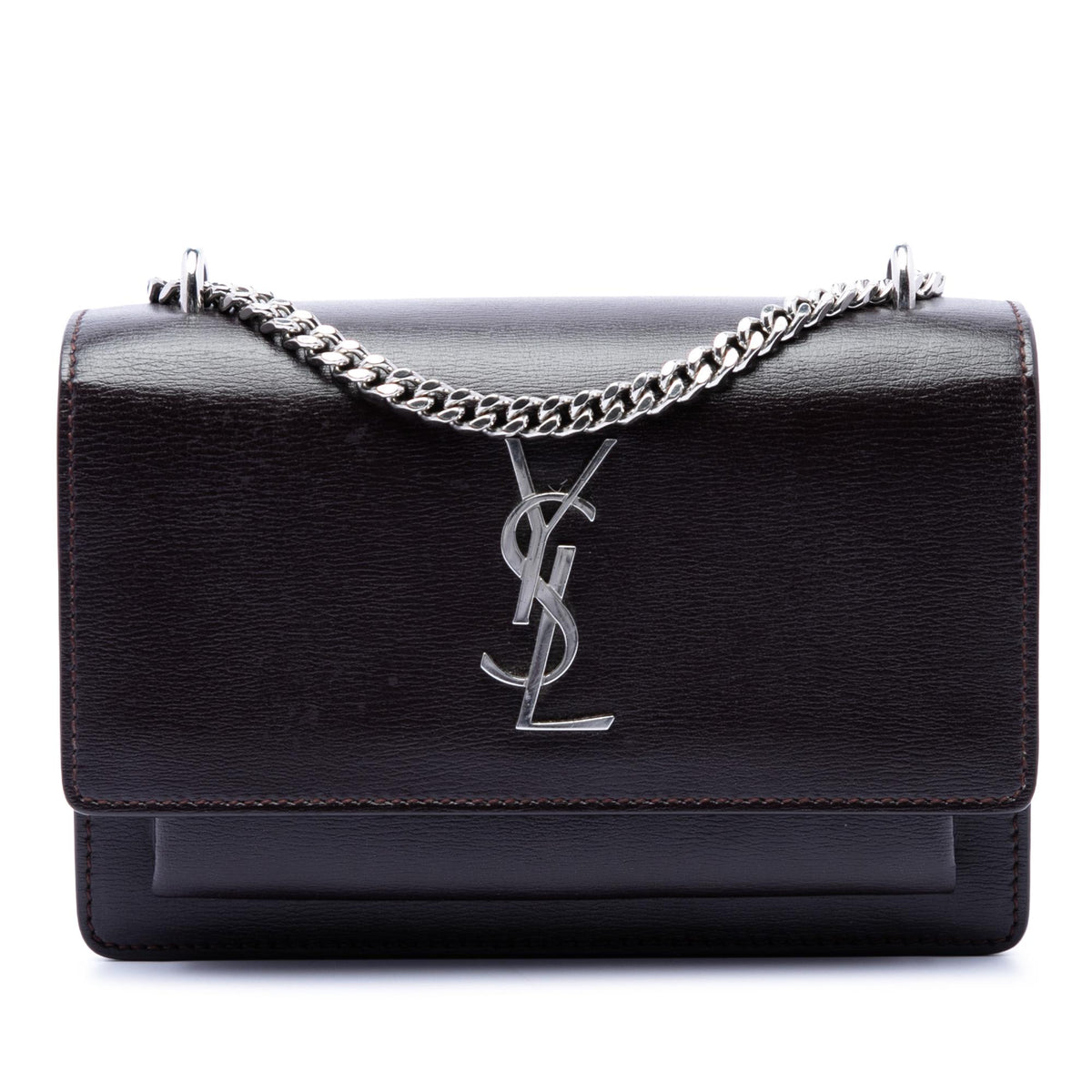 Saint Laurent Small Calfskin Monogram Sunset Crossbody