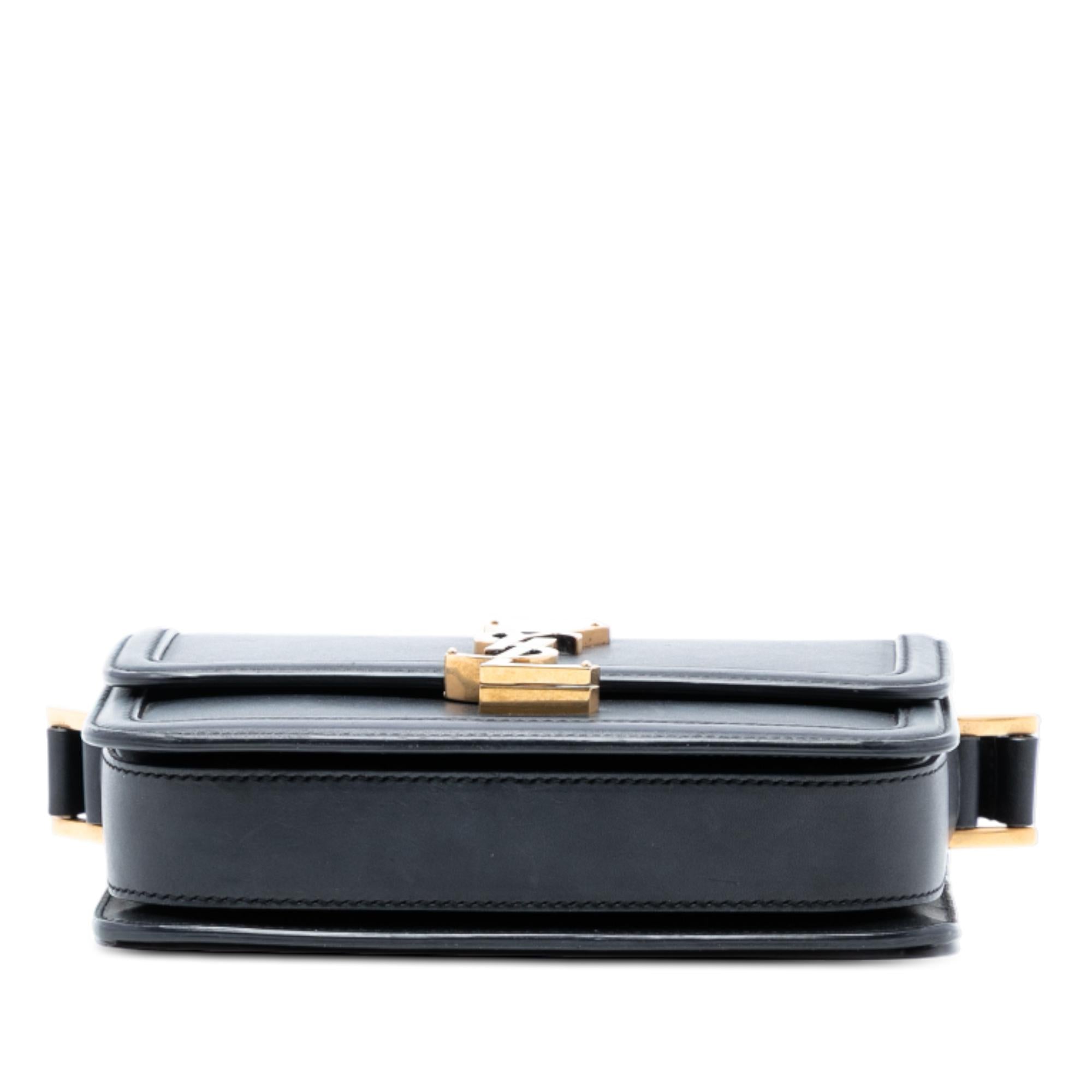 Saint Laurent Small Calfskin Solferino Satchel In Box