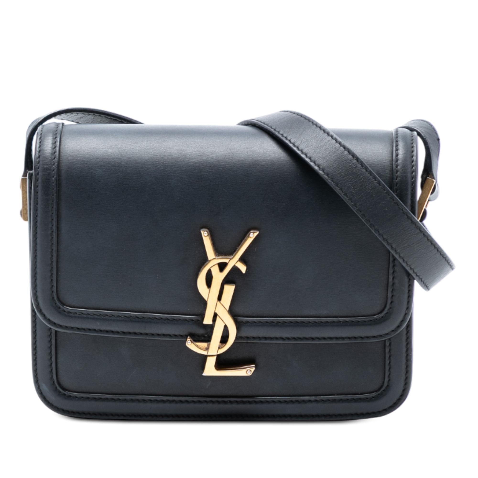 Saint Laurent Small Calfskin Solferino Satchel In Box