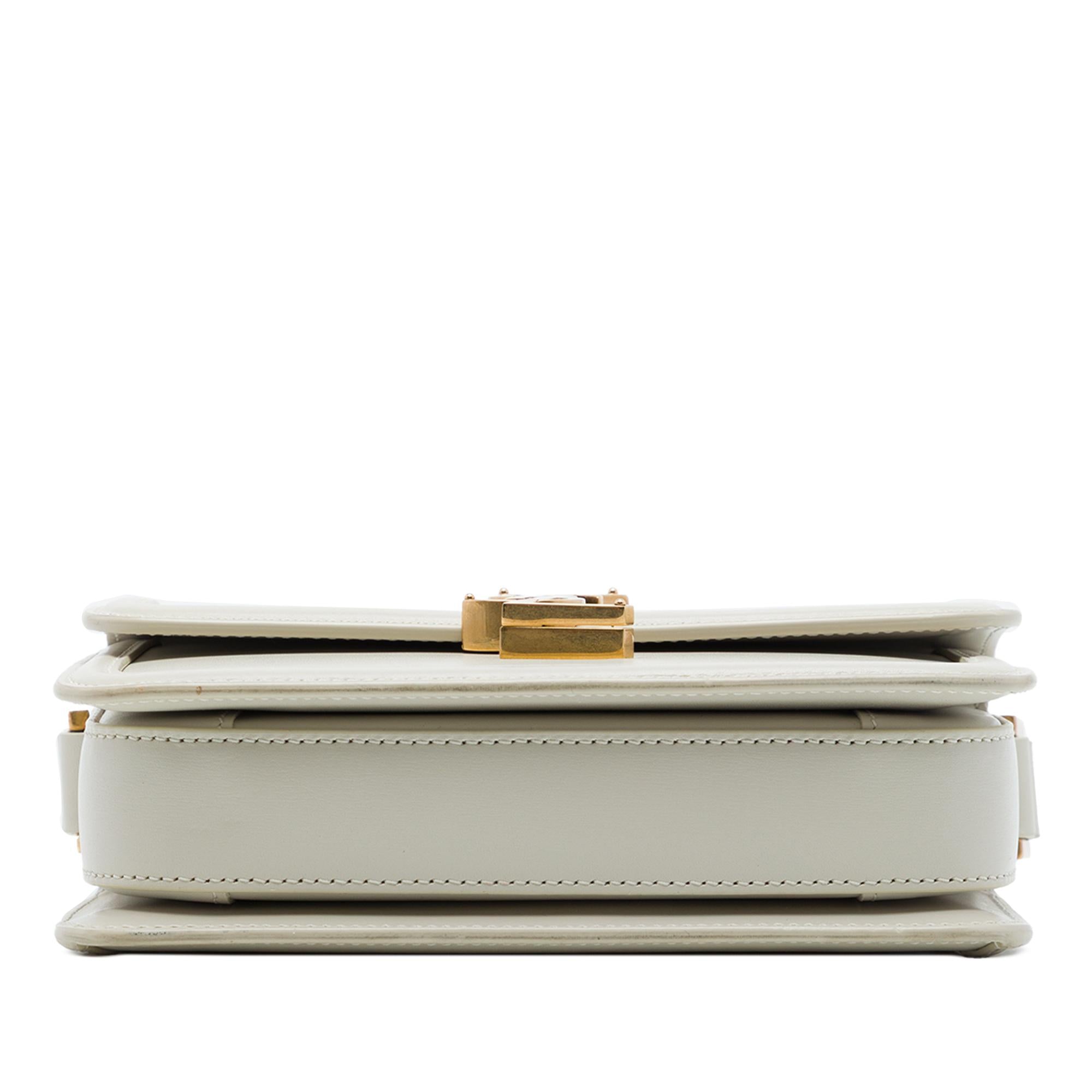 Saint Laurent Small Calfskin Solferino Satchel In Box