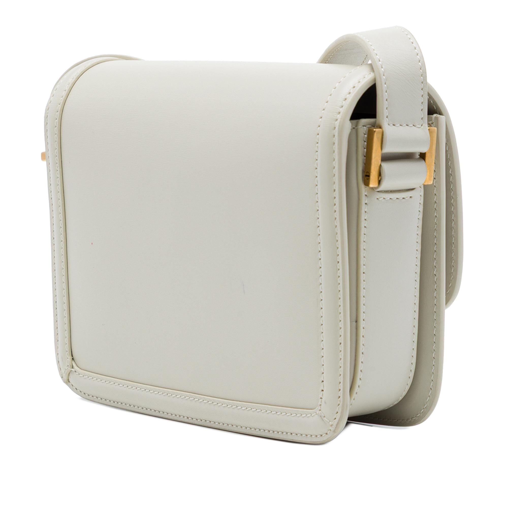 Saint Laurent Small Calfskin Solferino Satchel In Box