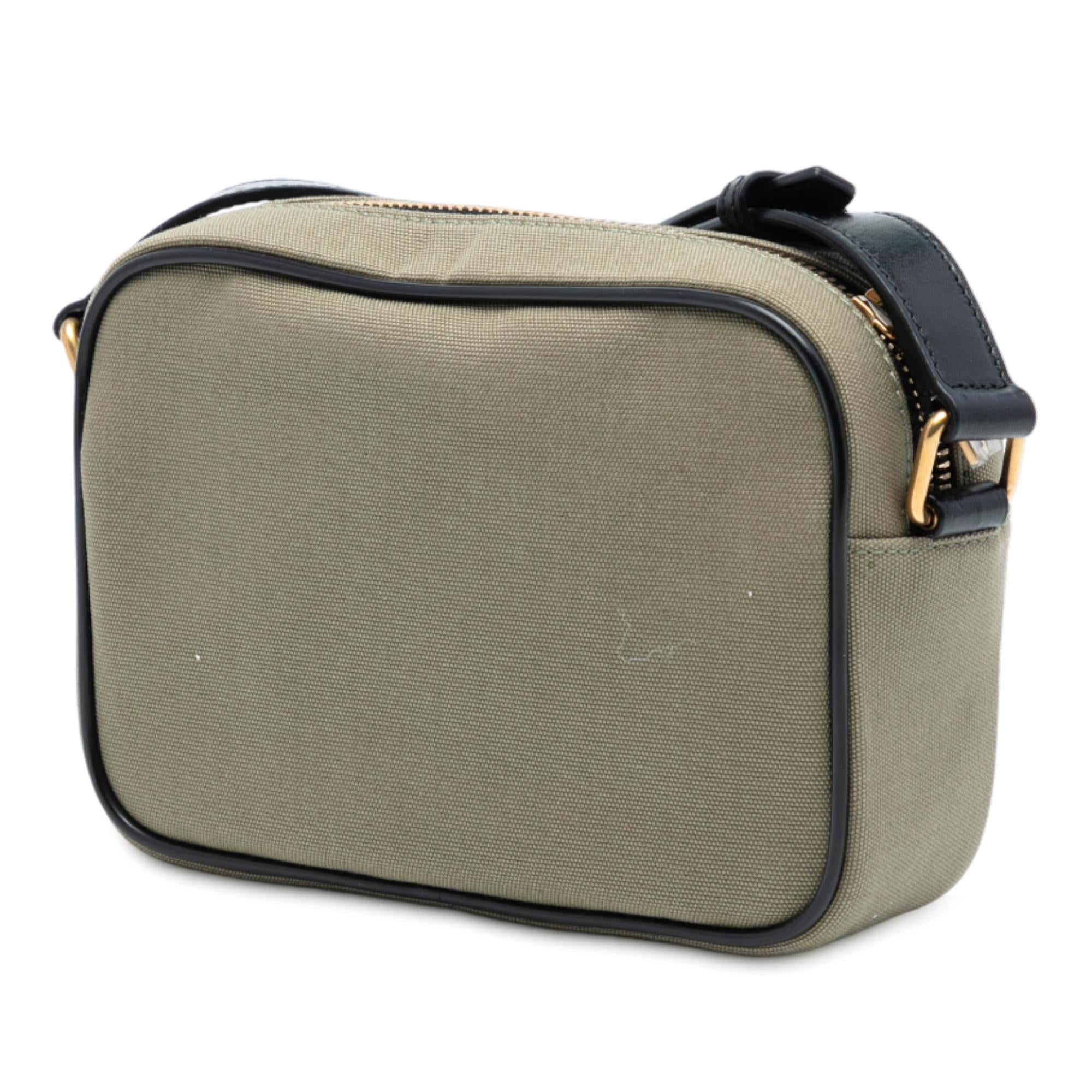 Saint Laurent Small Canvas Camp Camera Bag
